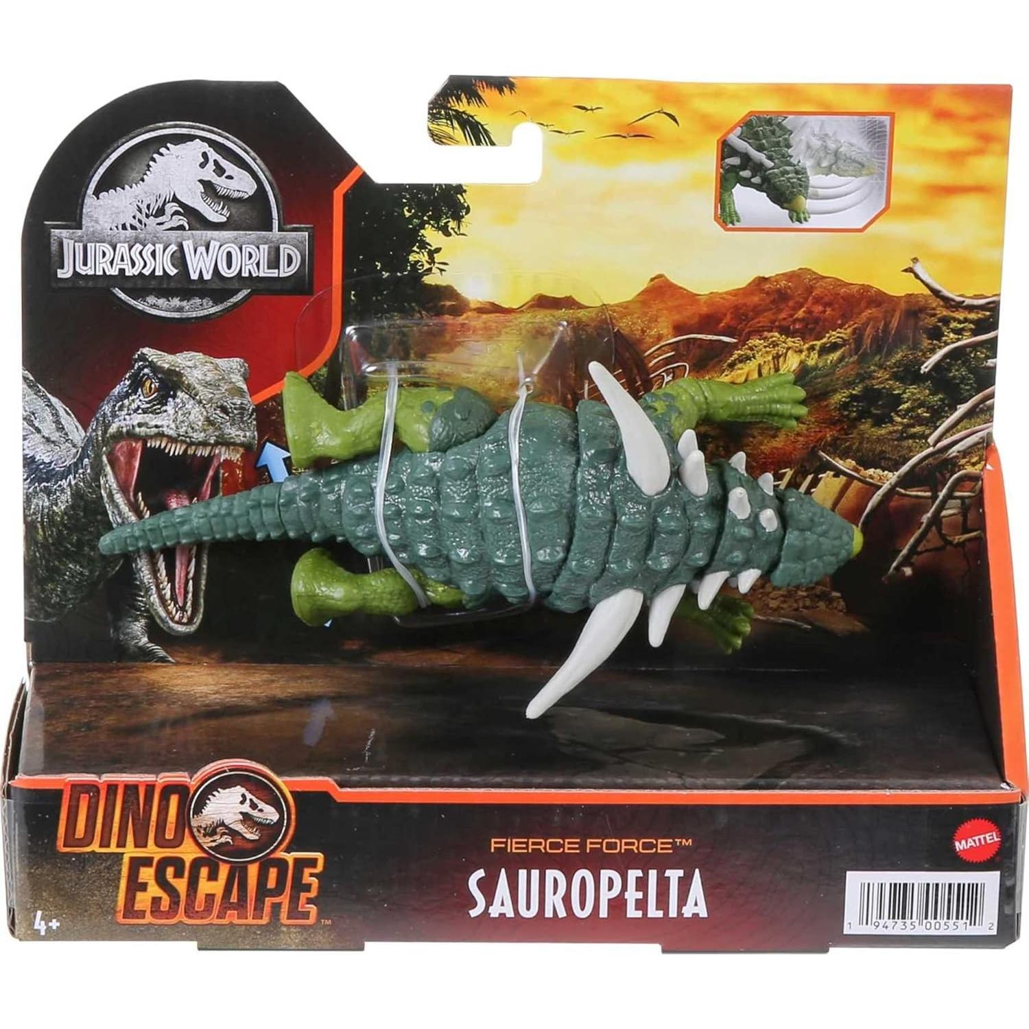 Figura de Acción Dinosaurio Mattel Jurassic World Sauropelta