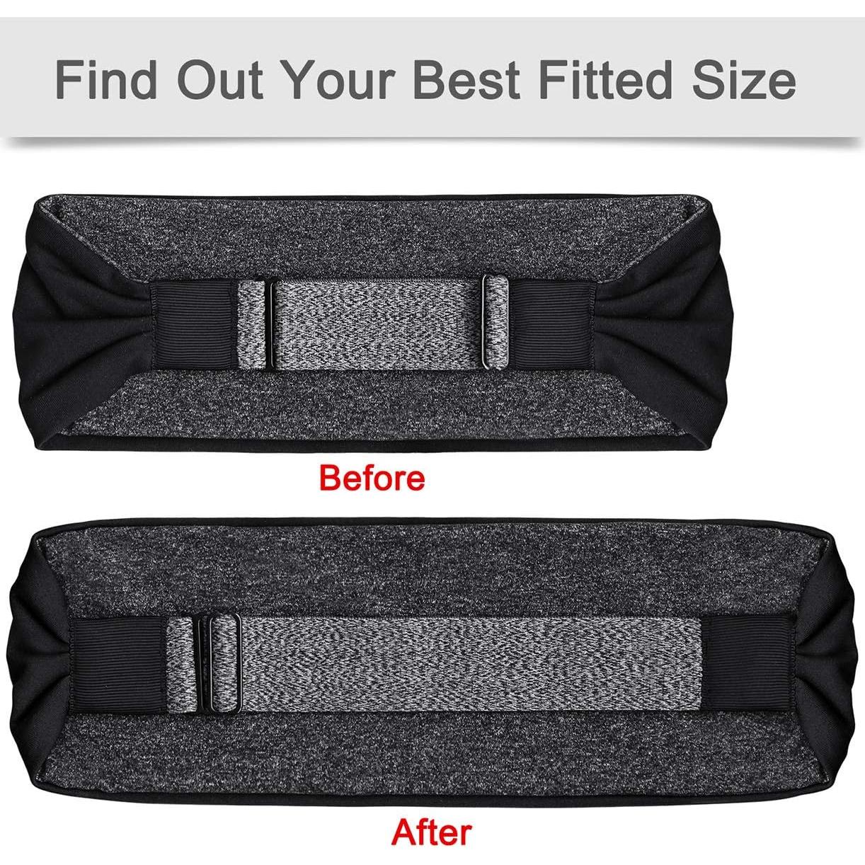 Diadema Ajustable IUGA para Ejercicio Unisex Gris Espacial