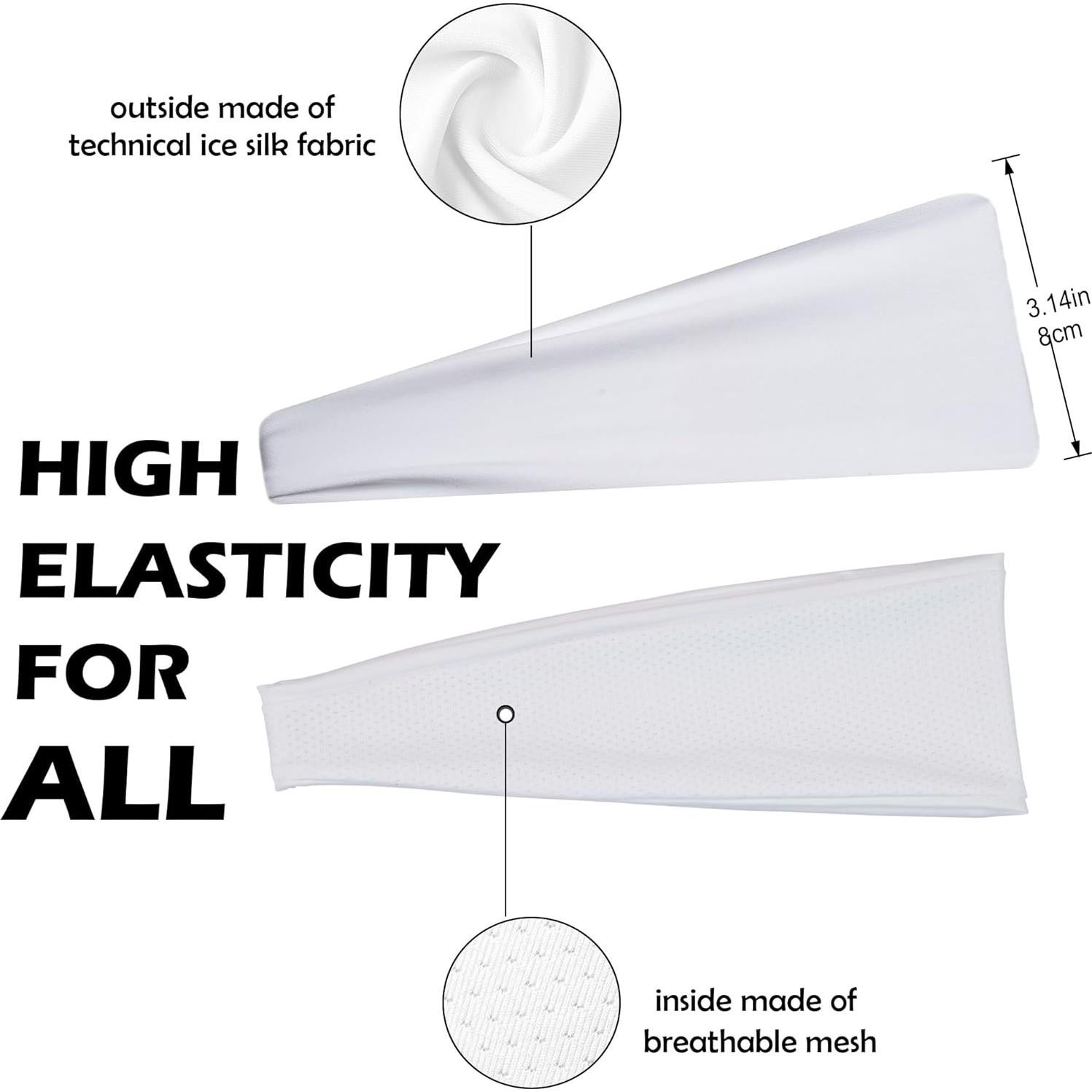 Paquete de 5 bandas deportivas CellElection para hombres - Malla transpirable