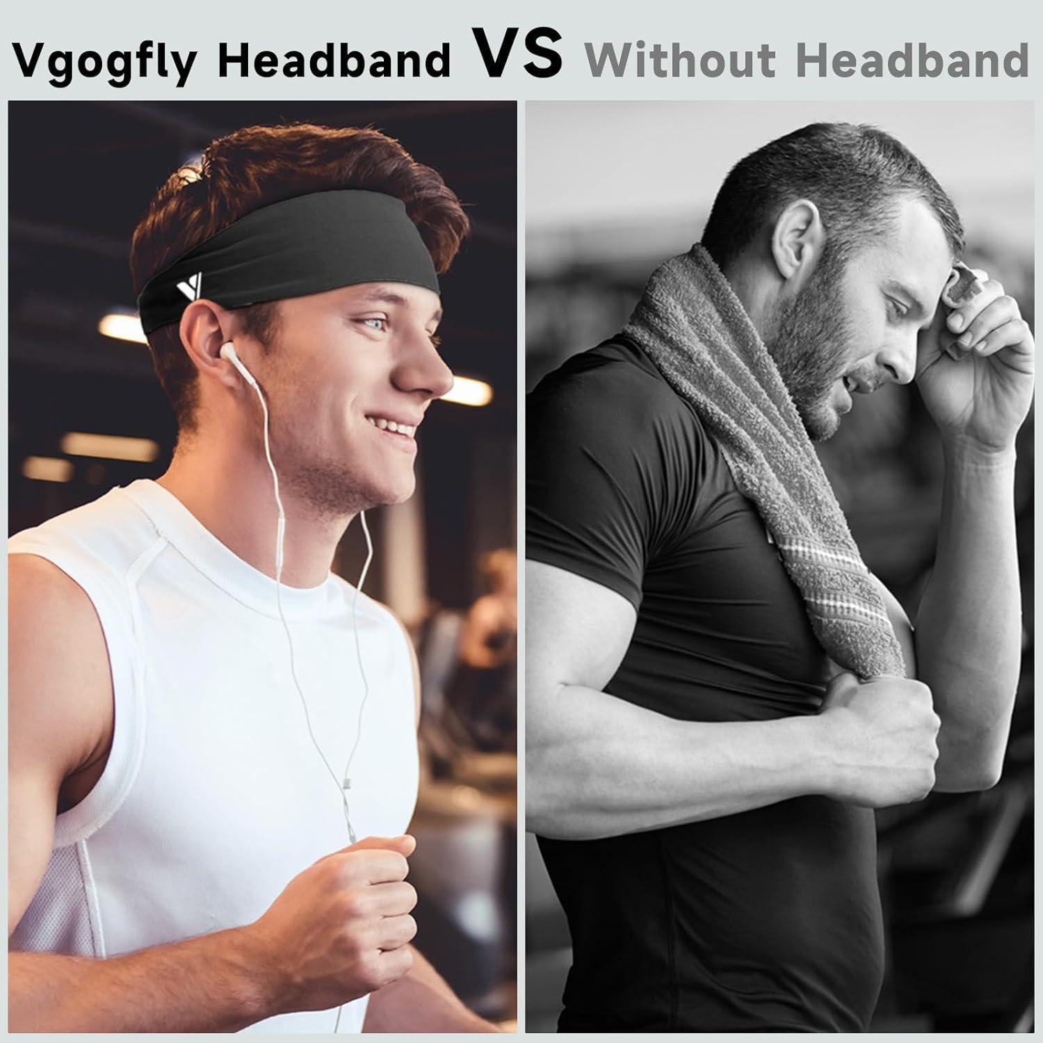 Banda para la Cabeza de Sudor Vgogfly para Hombres - Talla Única