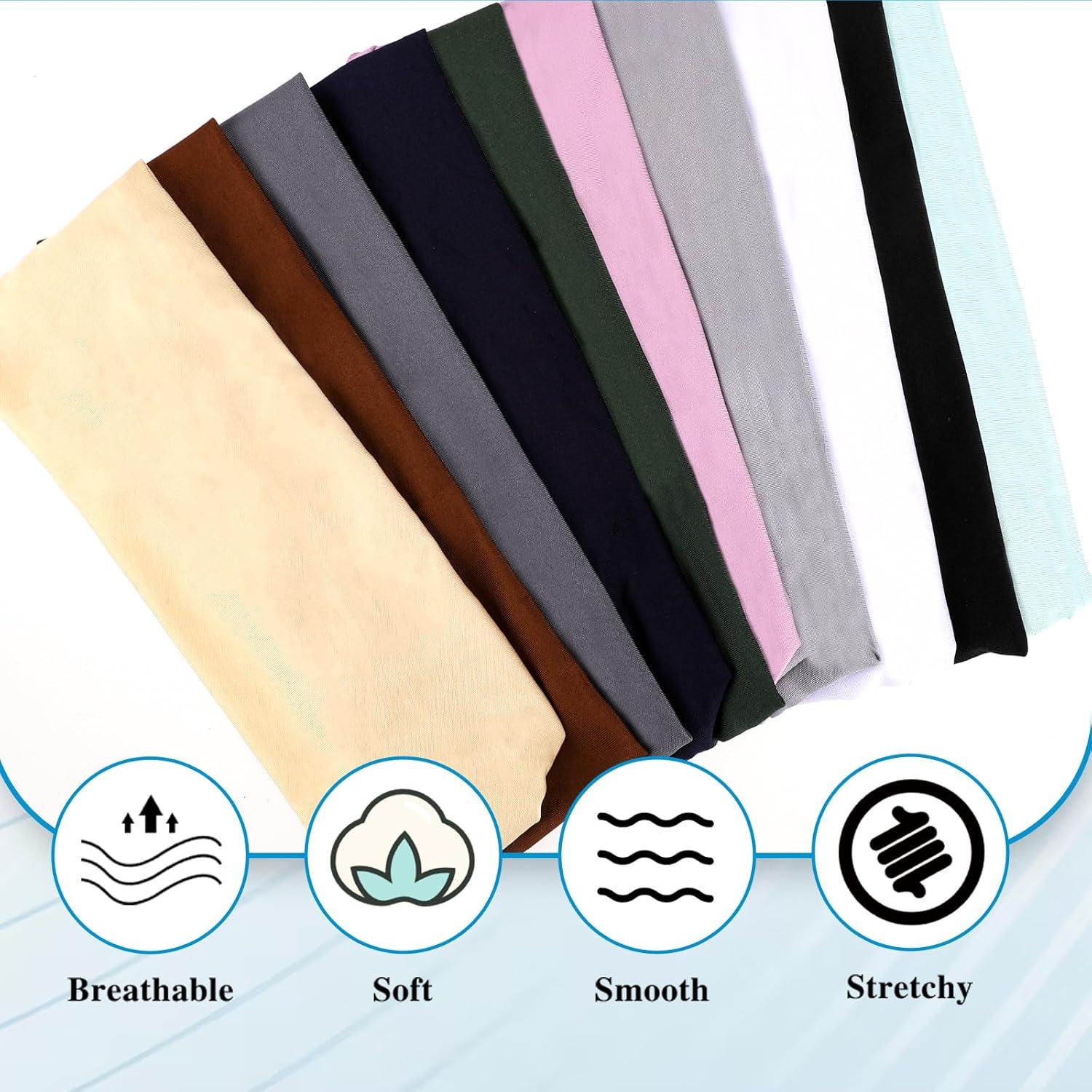 10 Diademas Deportivas Unisex Vin Beauty - Absorbentes de Sudor