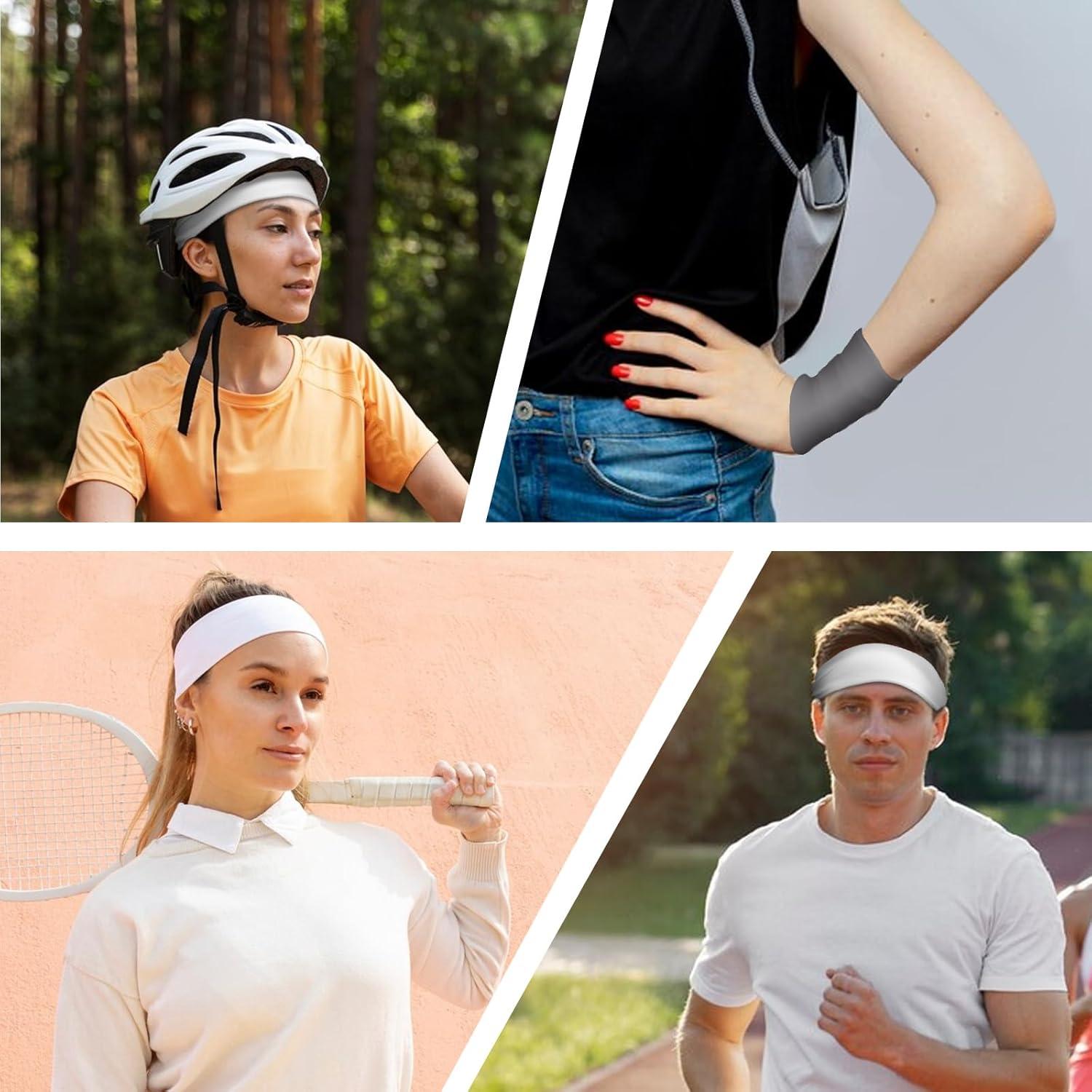10 Diademas Deportivas Unisex Vin Beauty - Absorbentes de Sudor