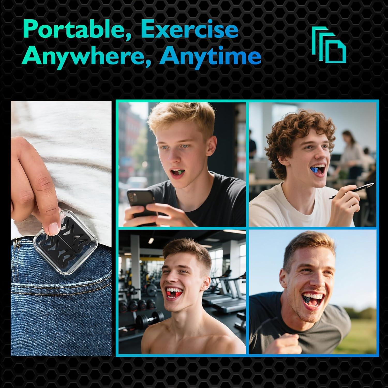 Ejercitador de Mandíbula Azrra AZR-NewJawExerciser 4 Niveles