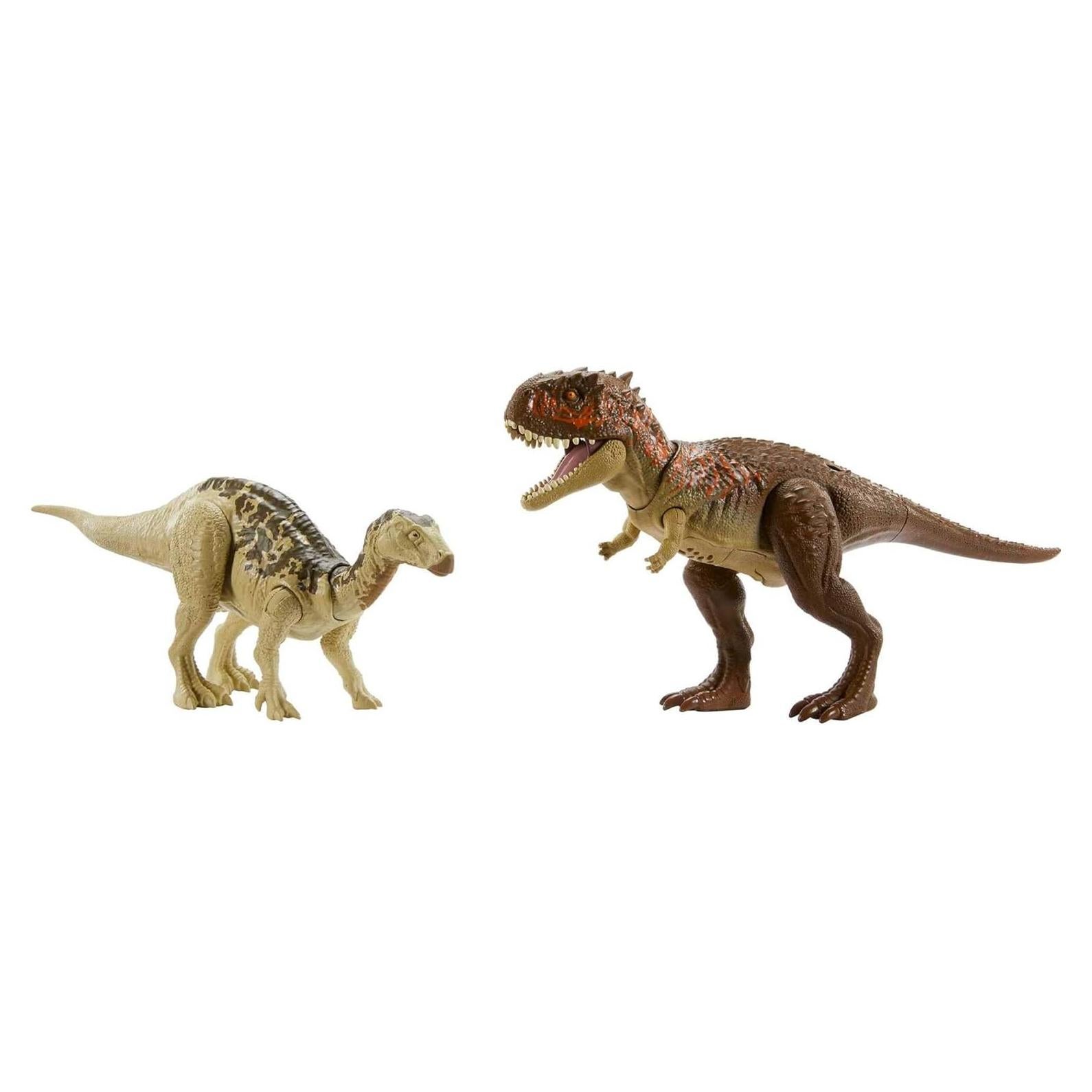 Mattel Jurassic World Paquete de Batalla Iguanodon y Skorpiovenator
