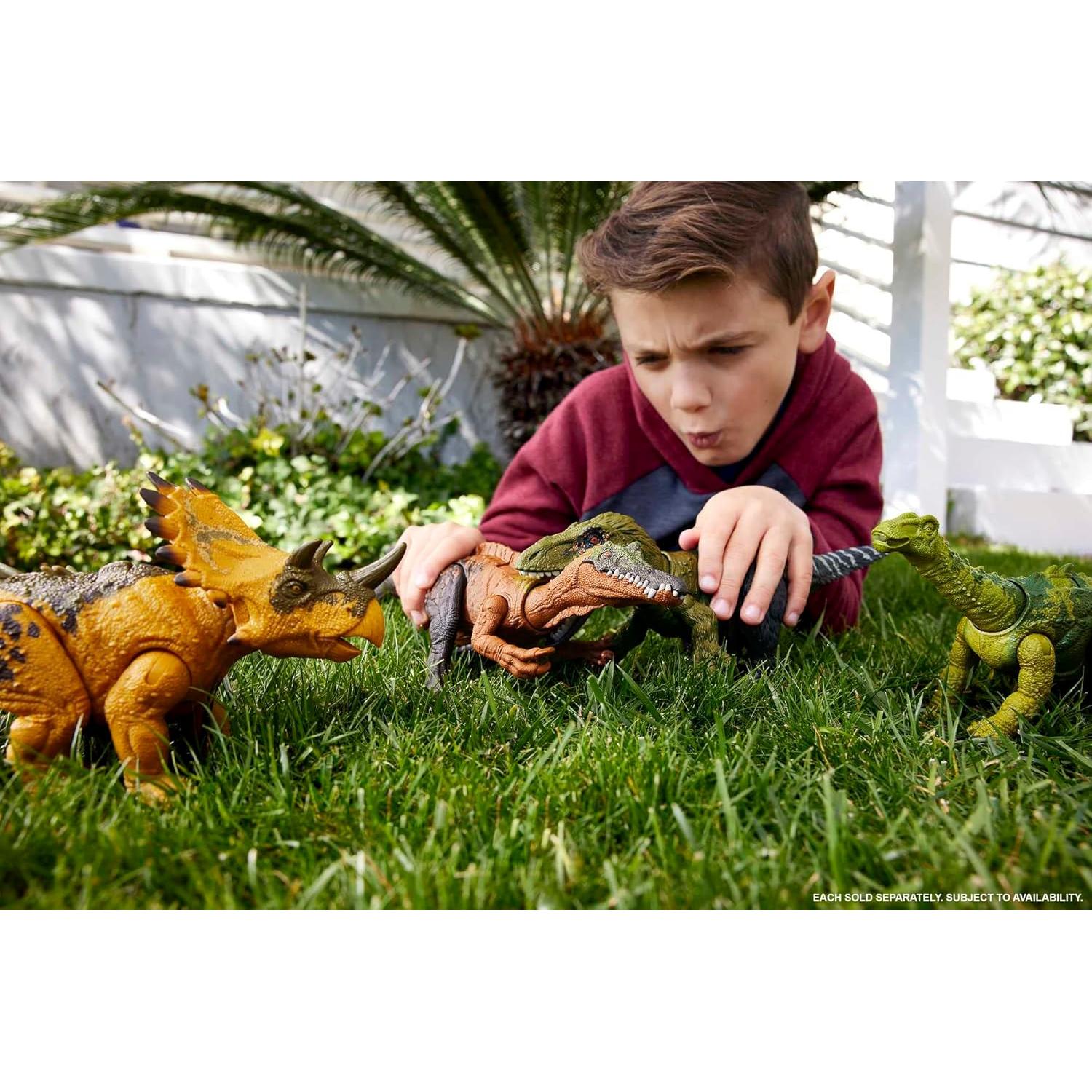 Dinosaurio Mattel Jurassic World Regaliceratops con Sonido