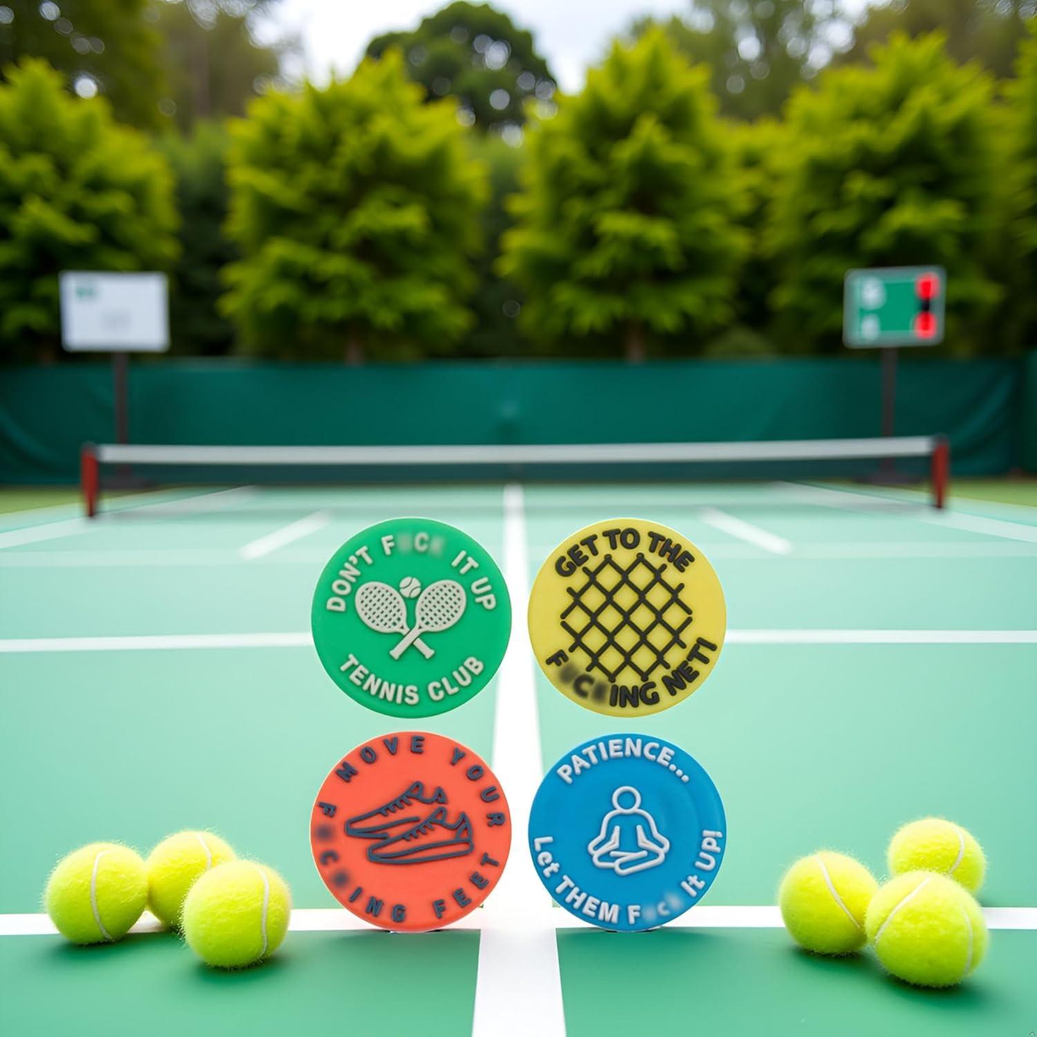 Set de 4 Amortiguadores de Vibración de Tenis PurYupearl