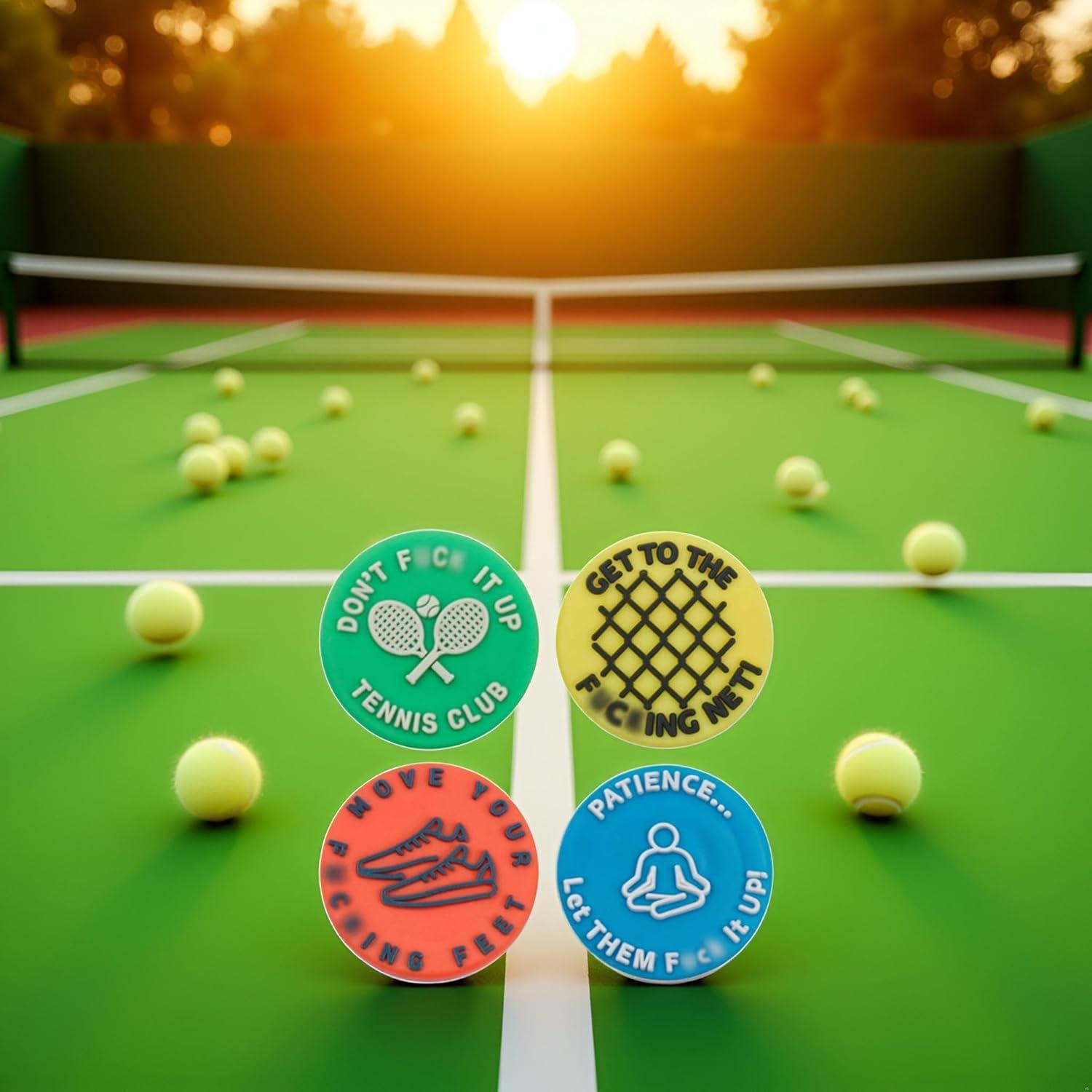 Set de 4 Amortiguadores de Vibración de Tenis PurYupearl