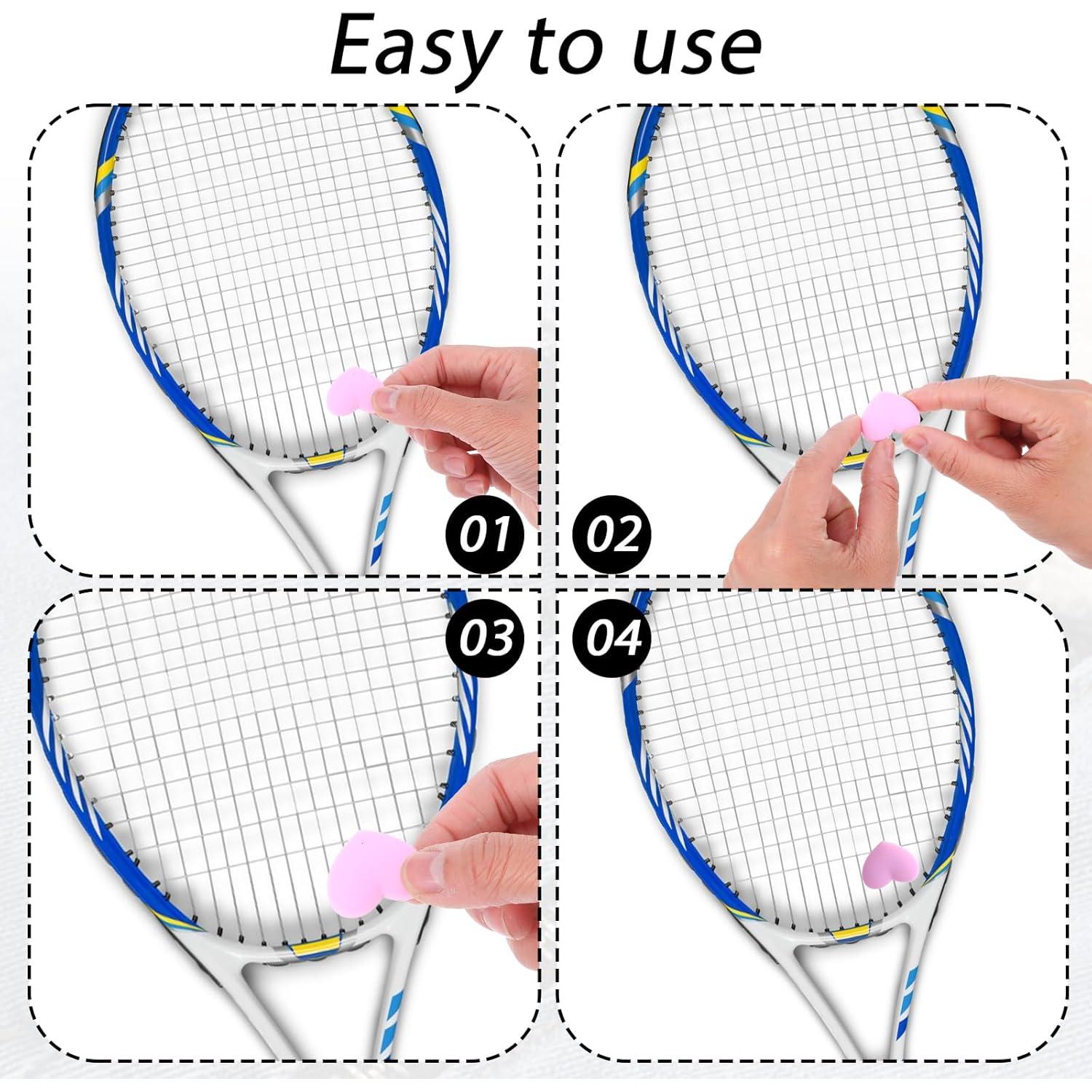 Amortiguadores de Choque para Raqueta de Tenis KALIONE 4 Pcs