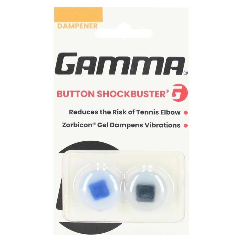 Amortiguador de Vibraciones GAMMA Shockbuster Botón - 2 Unidades - Azul/Negro