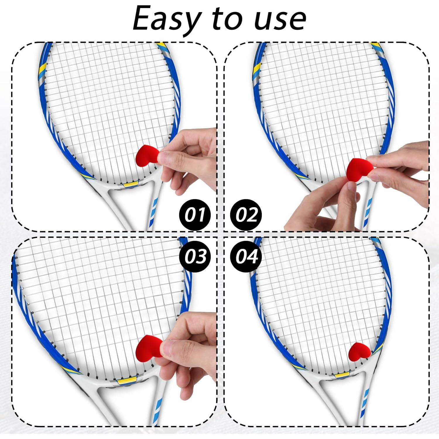 Amortiguadores de Choque KALIONE para Raqueta de Tenis - 4 Piezas