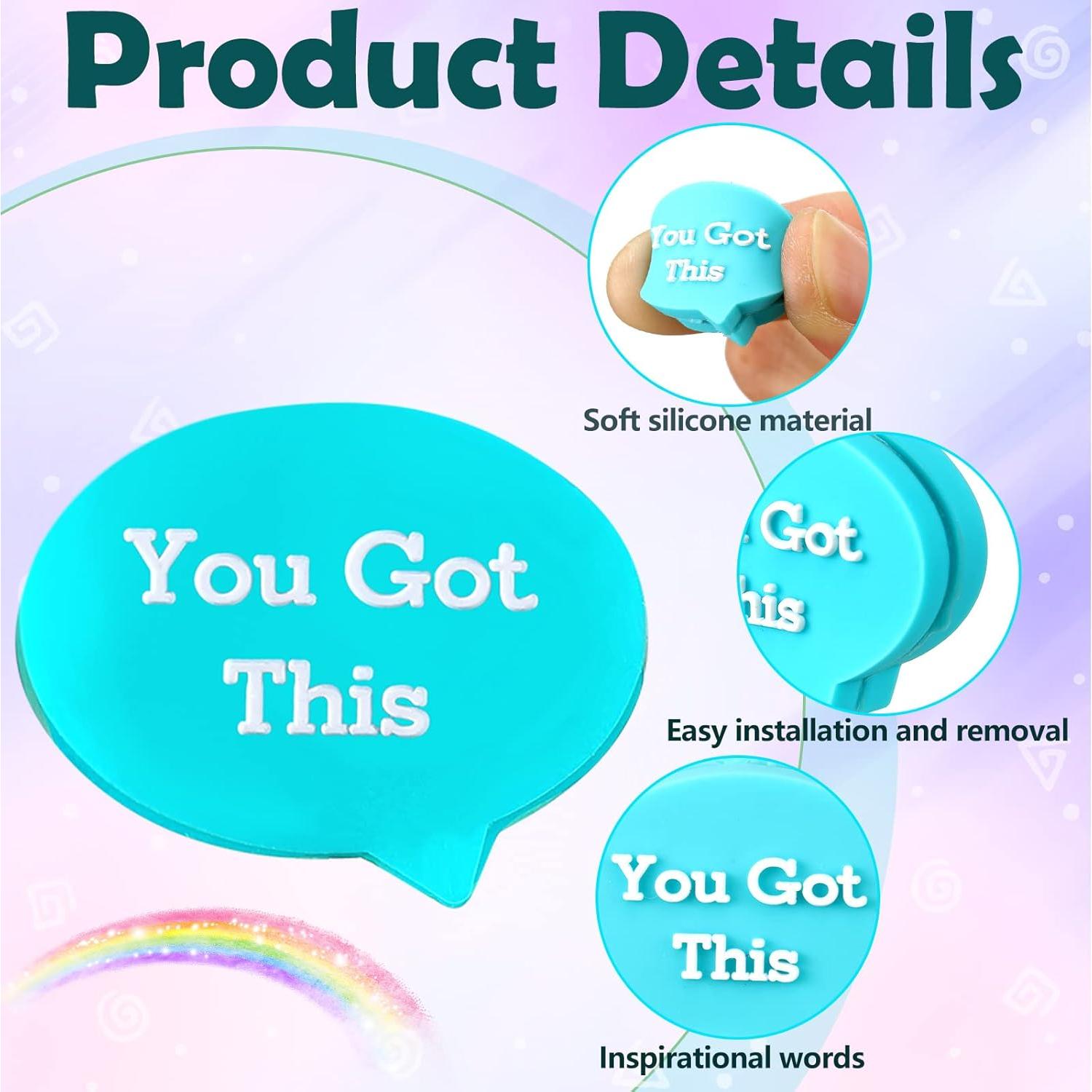 Amortiguadores de Vibración para Raqueta de Tenis Sosation - 24 Pcs