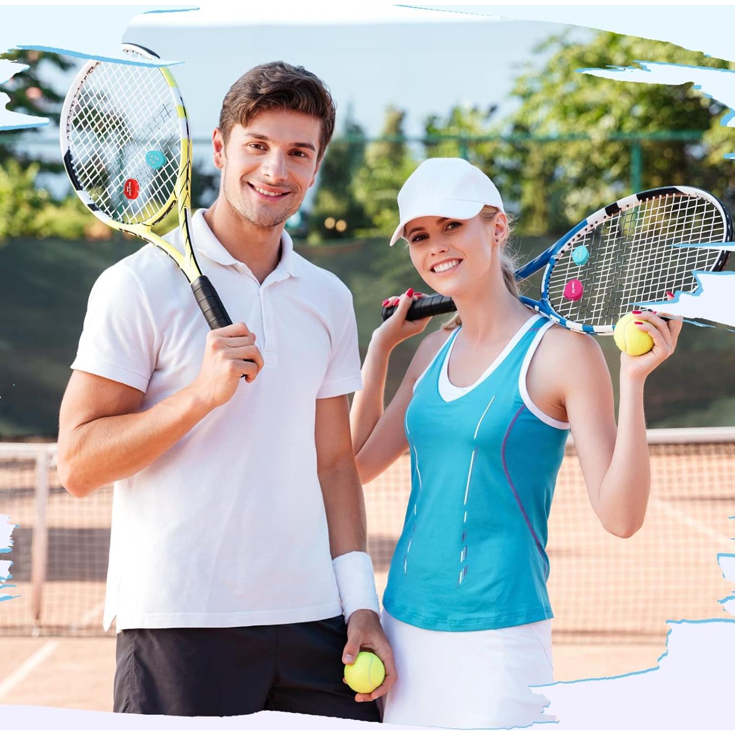 Amortiguadores de Vibración para Raqueta de Tenis Sosation - 24 Pcs