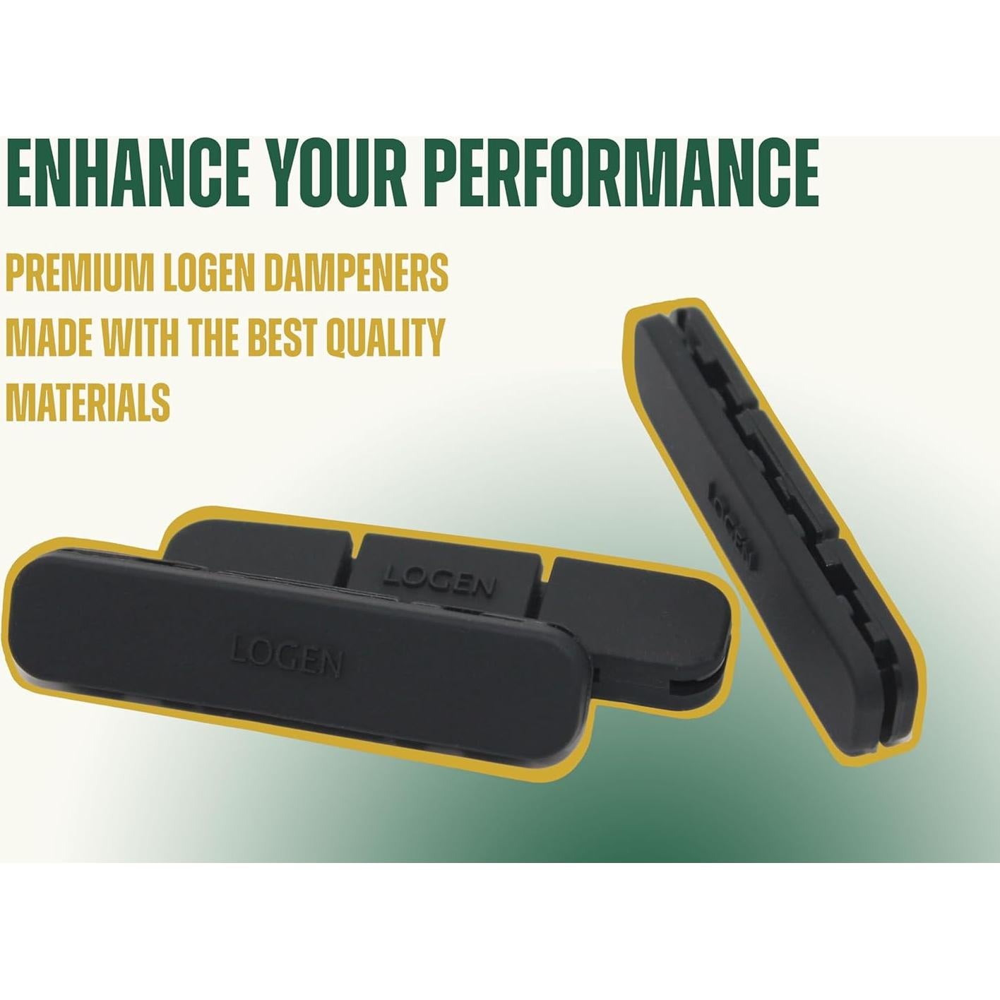 Amortiguador de Tenis LOGEN MAXDAMP - Paquete de 3 - Color Ónix