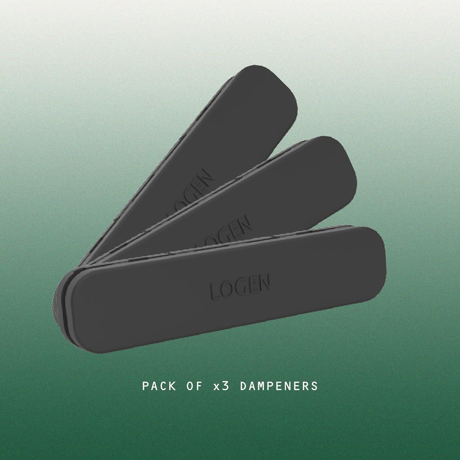 Amortiguador de Tenis LOGEN MAXDAMP - Paquete de 3 - Color Ónix