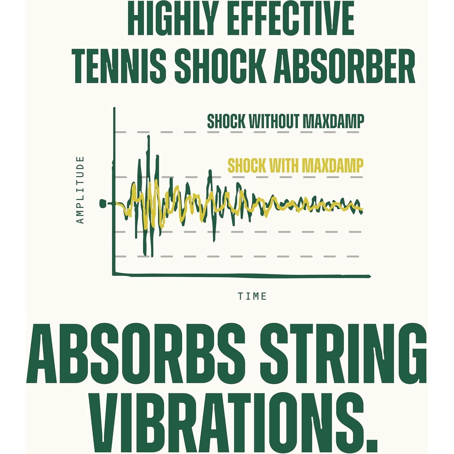 Amortiguador de Tenis LOGEN MAXDAMP - Paquete de 3 - Color Ónix