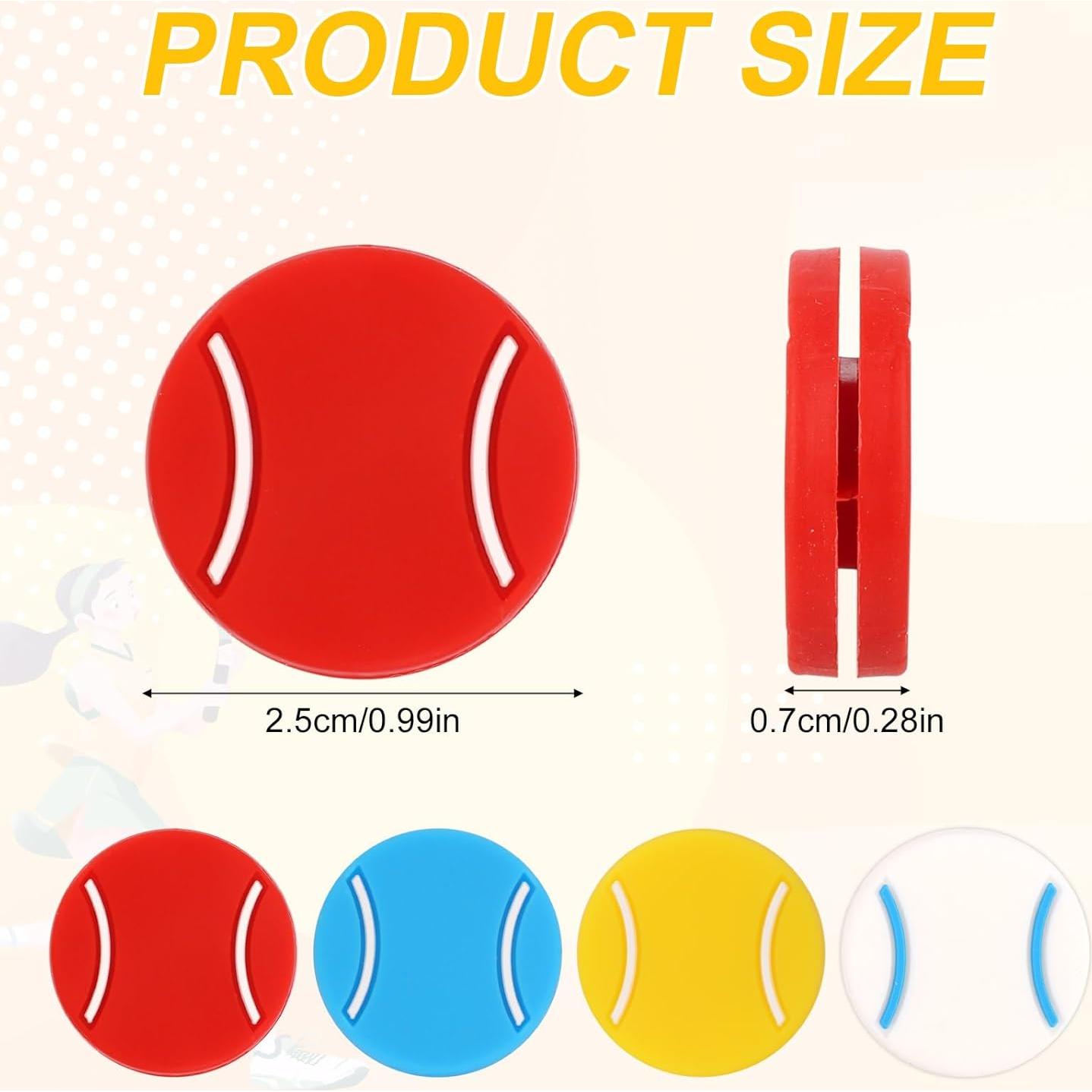 16 Amortiguadores de Vibración de Silicona Gosknor para Tenis