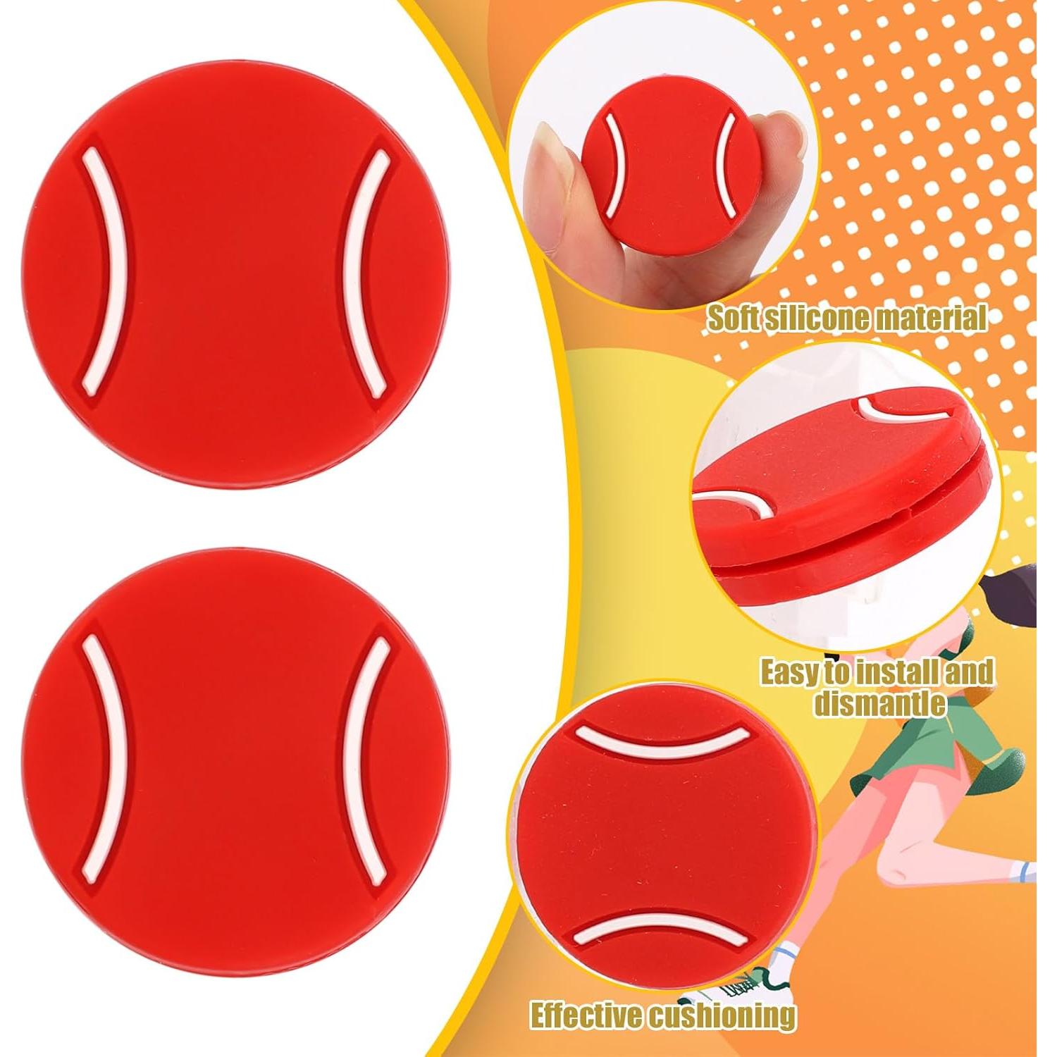 16 Amortiguadores de Vibración de Silicona Gosknor para Tenis