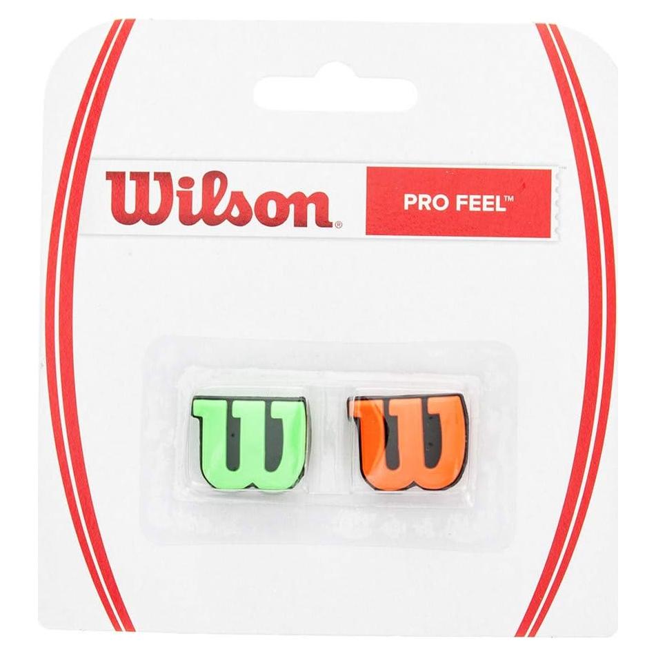 Amortiguador de Tenis Wilson Profeel Verde/Naranja - 2 Unidades