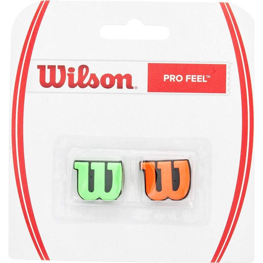 Amortiguador de Tenis Wilson Profeel Verde/Naranja - 2 Unidades