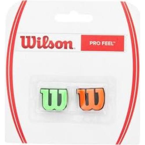 Amortiguador de Tenis Wilson Profeel Verde/Naranja - 2 Unidades