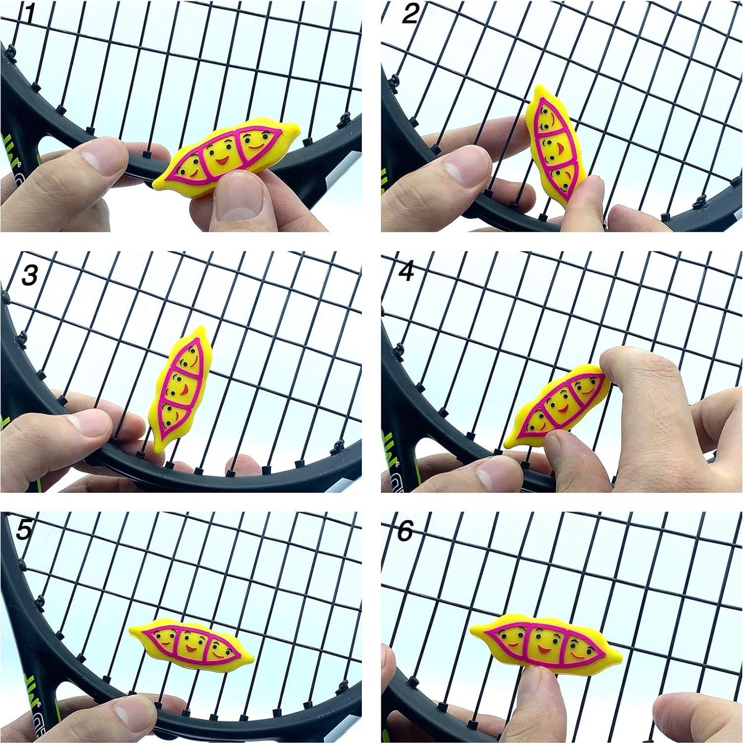 Amortiguadores de Vibraciones Tannius para Raquetas de Tenis - 10 Piezas