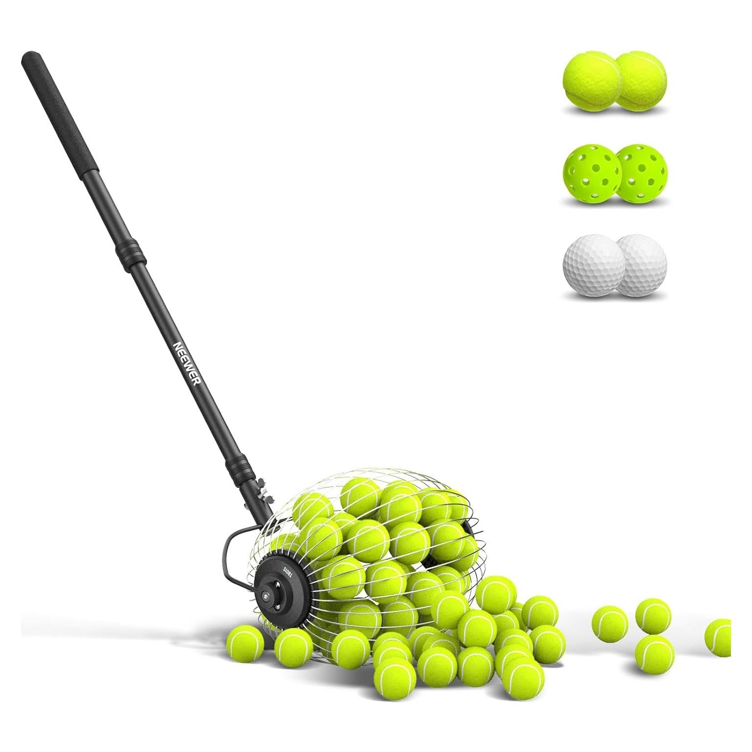 Recogedor de Pelotas de Tenis NEEWER TB01S Ajustable 30-58cm