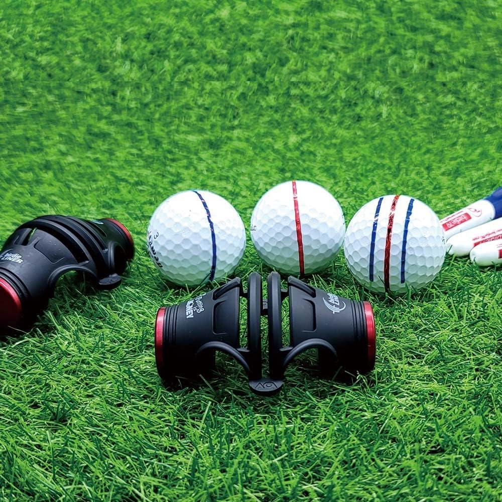 Kit de Alineación de Pelotas de Golf BIRDIE79 con 3 Marcadores
