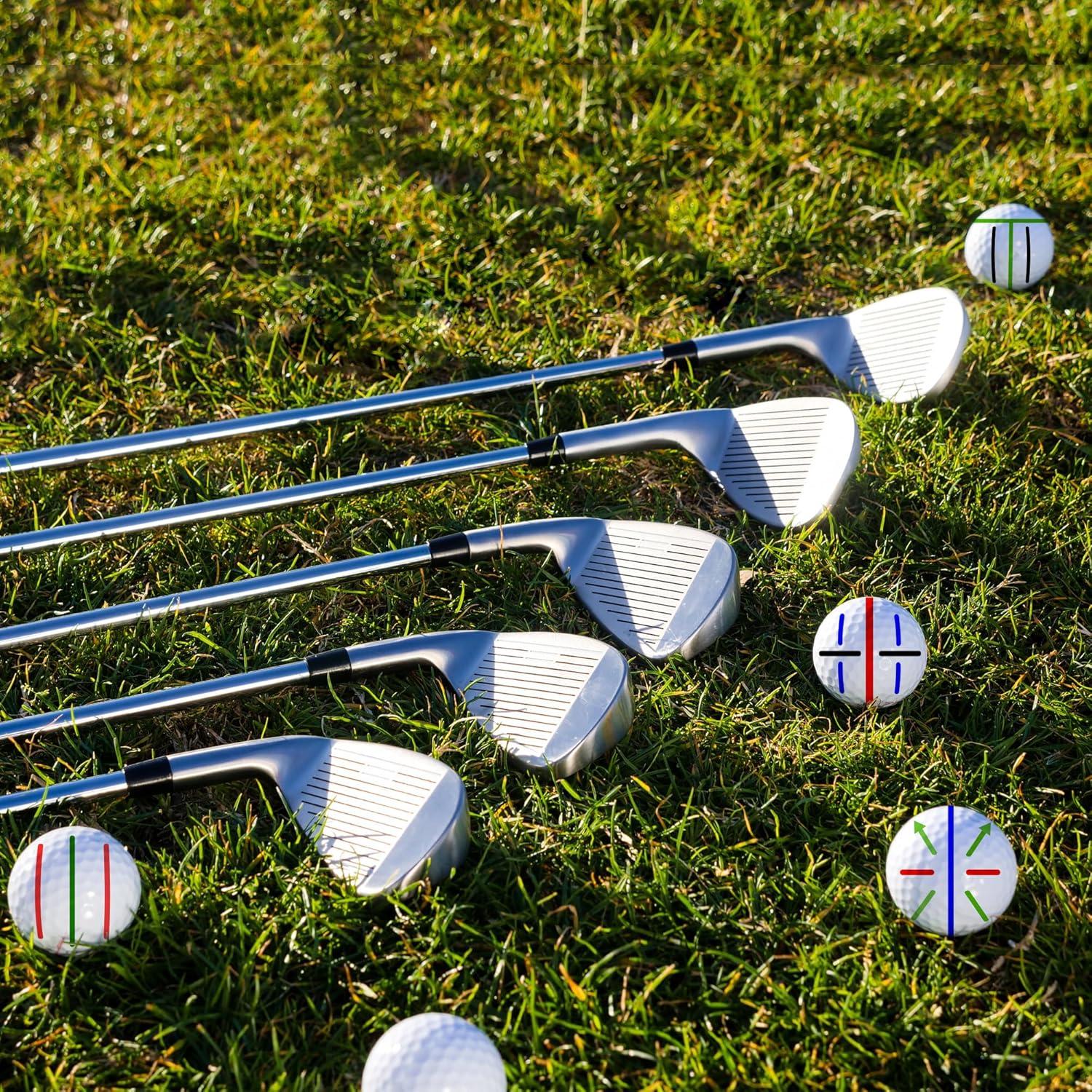 Juego de Marcadores de Pelotas de Golf PUFFINSING 8 Piezas