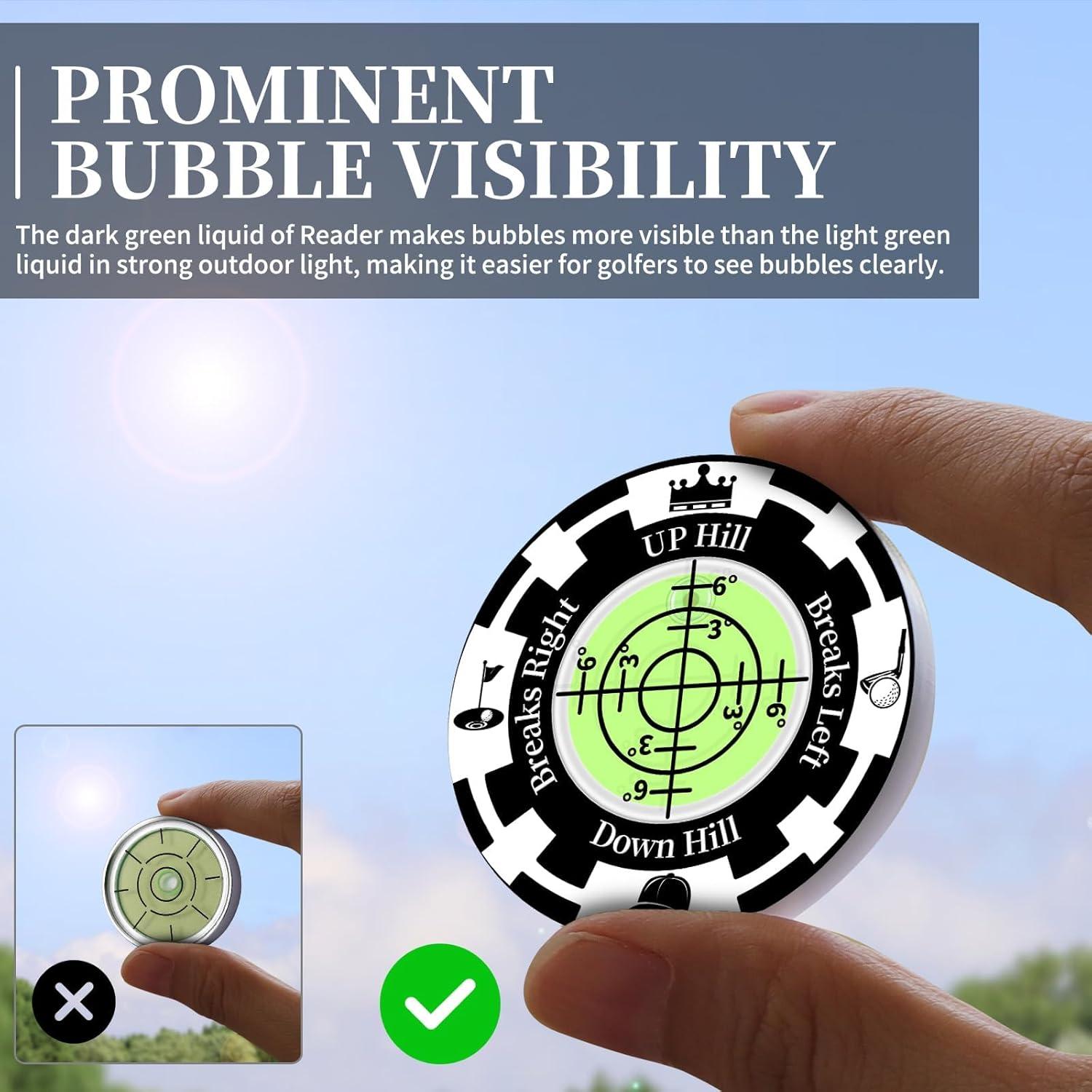 Lector de Green de Golf DESELL GR 032 - Paquete de 2