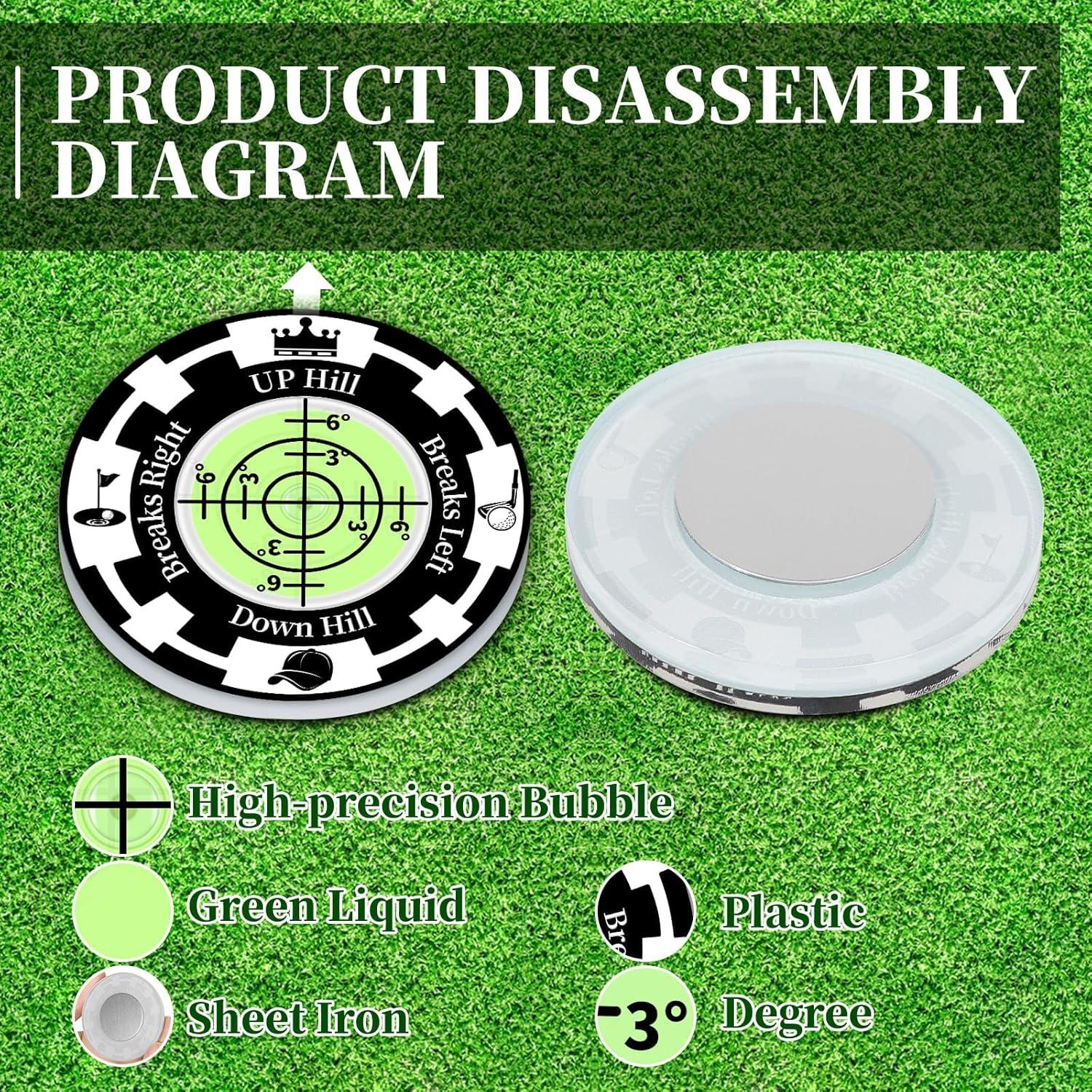 Lector de Green de Golf DESELL GR 032 - Paquete de 2