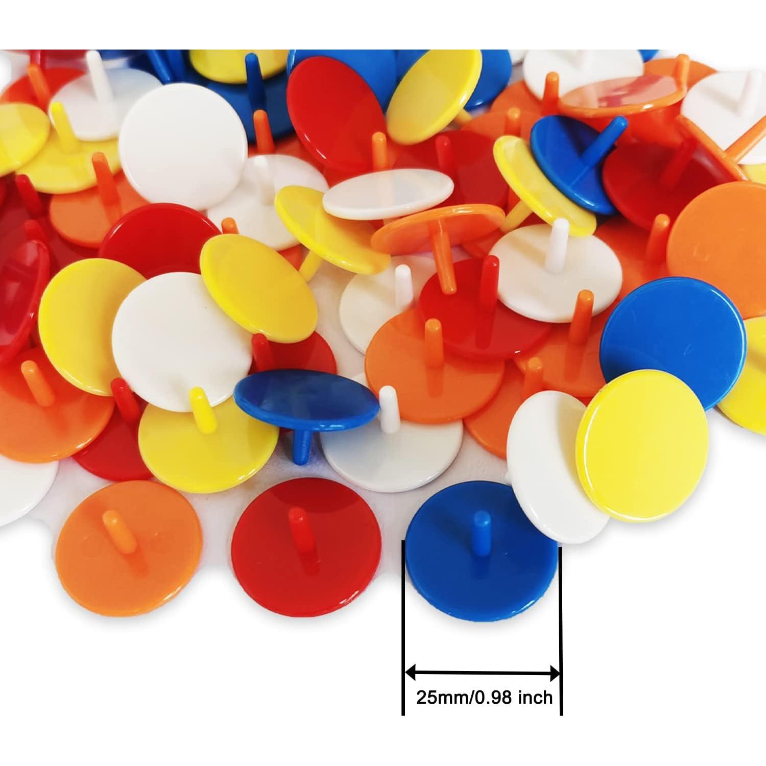 Marcadores de Pelotas de Golf Adhere 50 Pcs ABS Mezcla de Colores