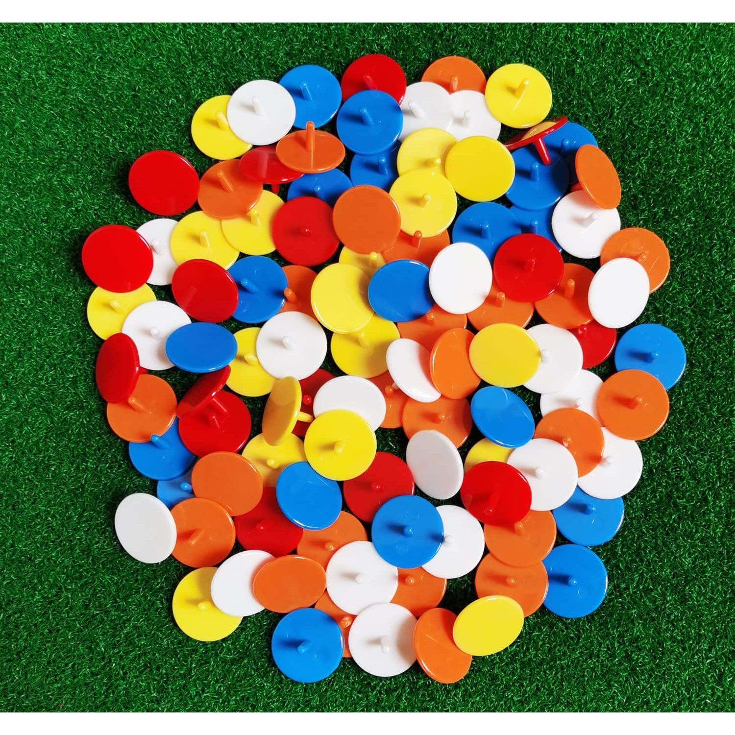 Marcadores de Pelotas de Golf Adhere 50 Pcs ABS Mezcla de Colores