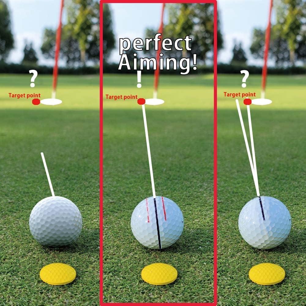 Marcador de bola de golf BIRDIE79 con líneas 360° y 180°