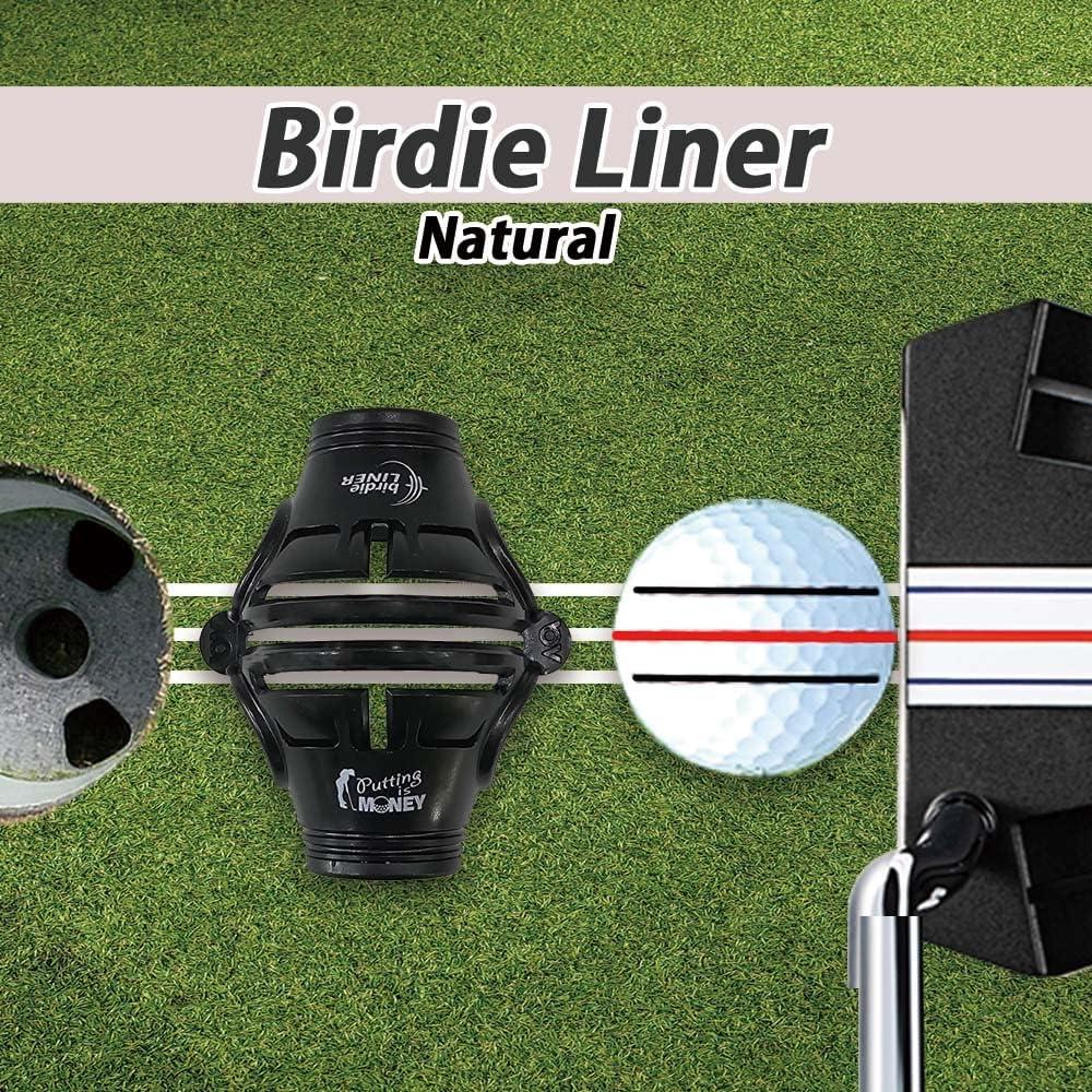 Marcador de bola de golf BIRDIE79 con líneas 360° y 180°