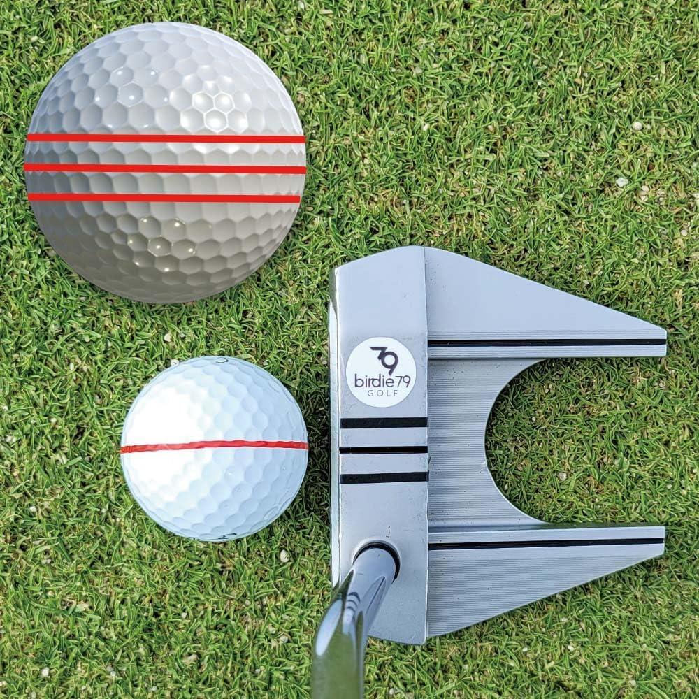 Marcador de bola de golf BIRDIE79 con líneas 360° y 180°