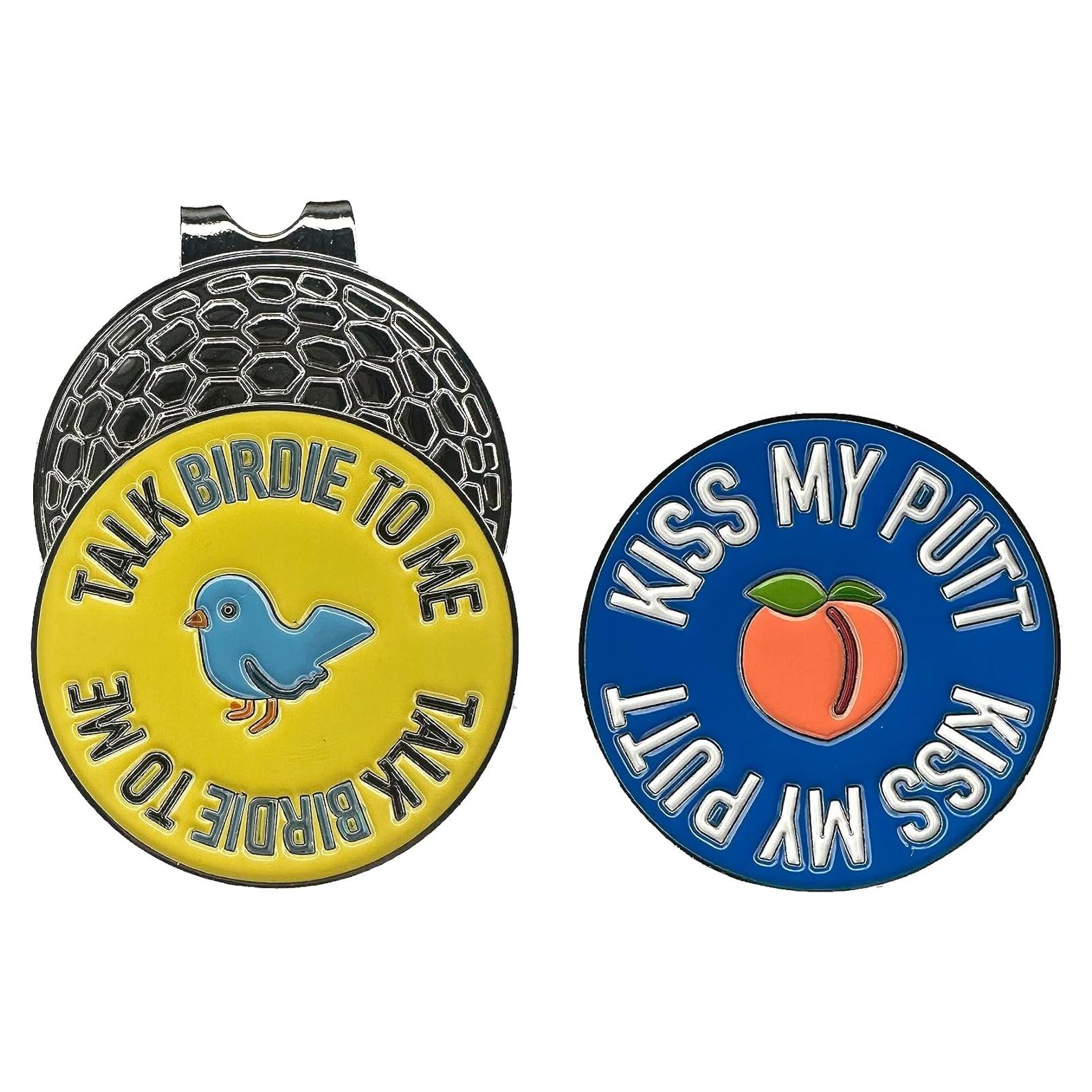 Set de Marcadores de Bola de Golf Koku Sports con Clip para Sombrero