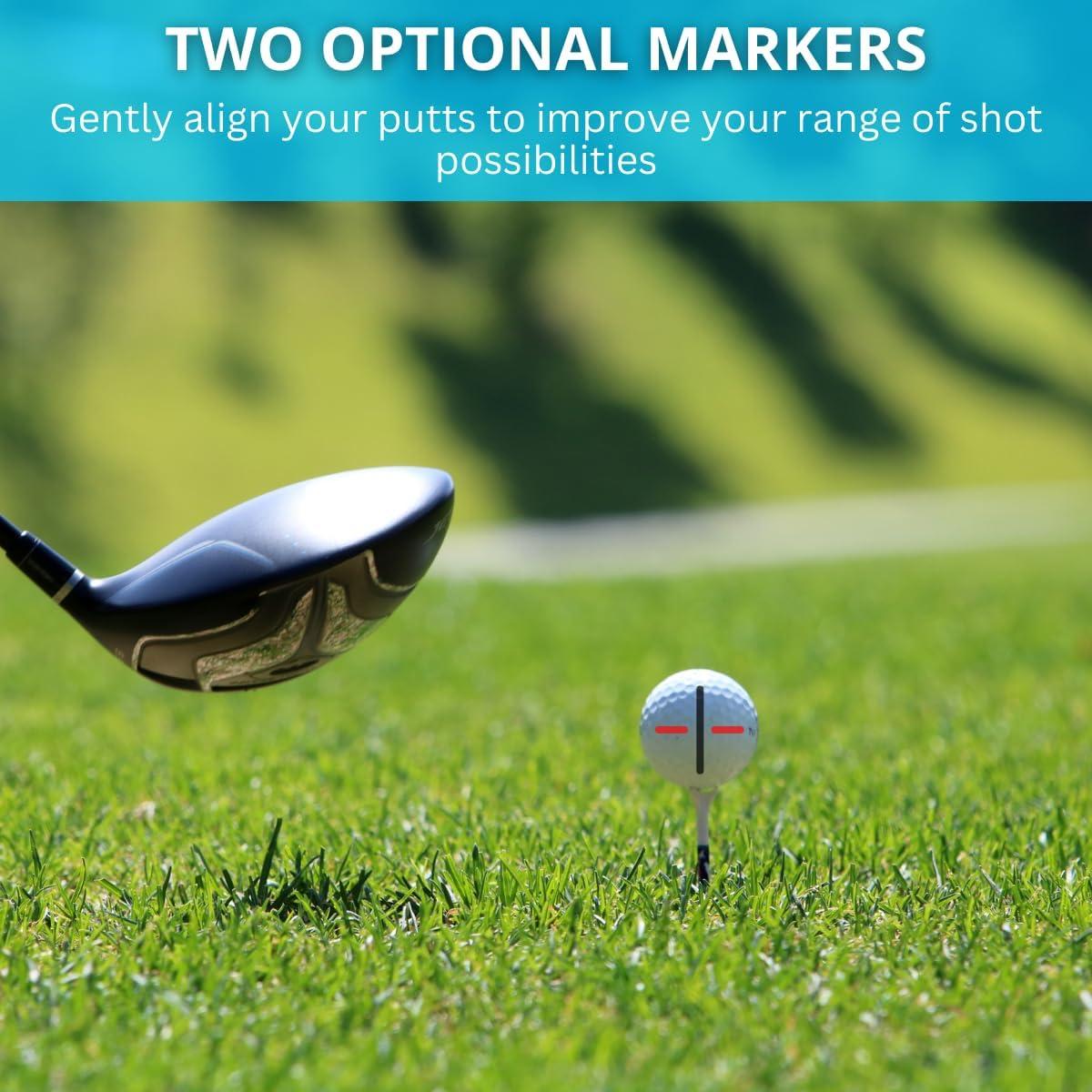 Herramienta de Marcado de Pelotas de Golf NuRich - Paquete de 2