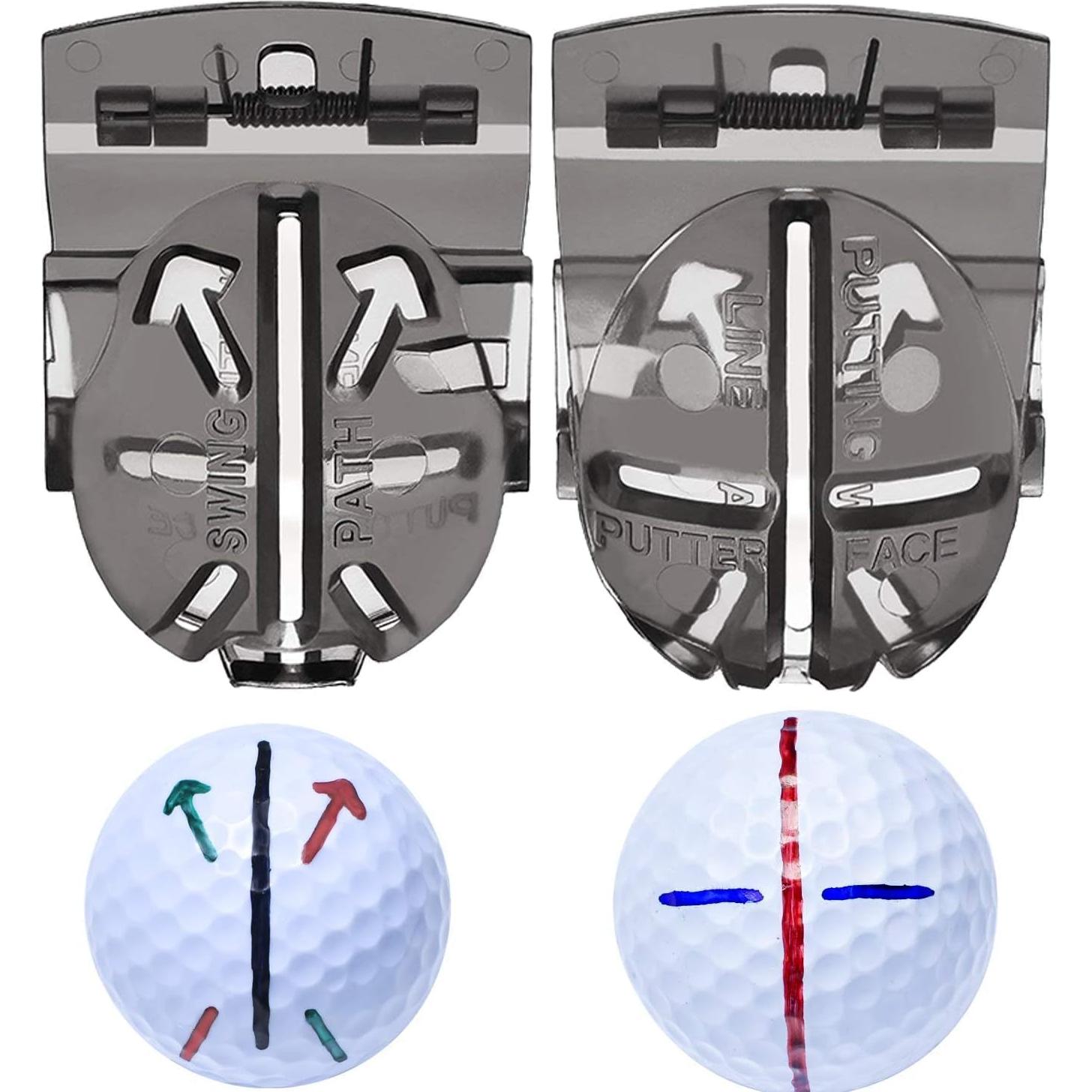 Marcador de Pelotas de Golf CUALFEC GolfLineMarking 8 Pack
