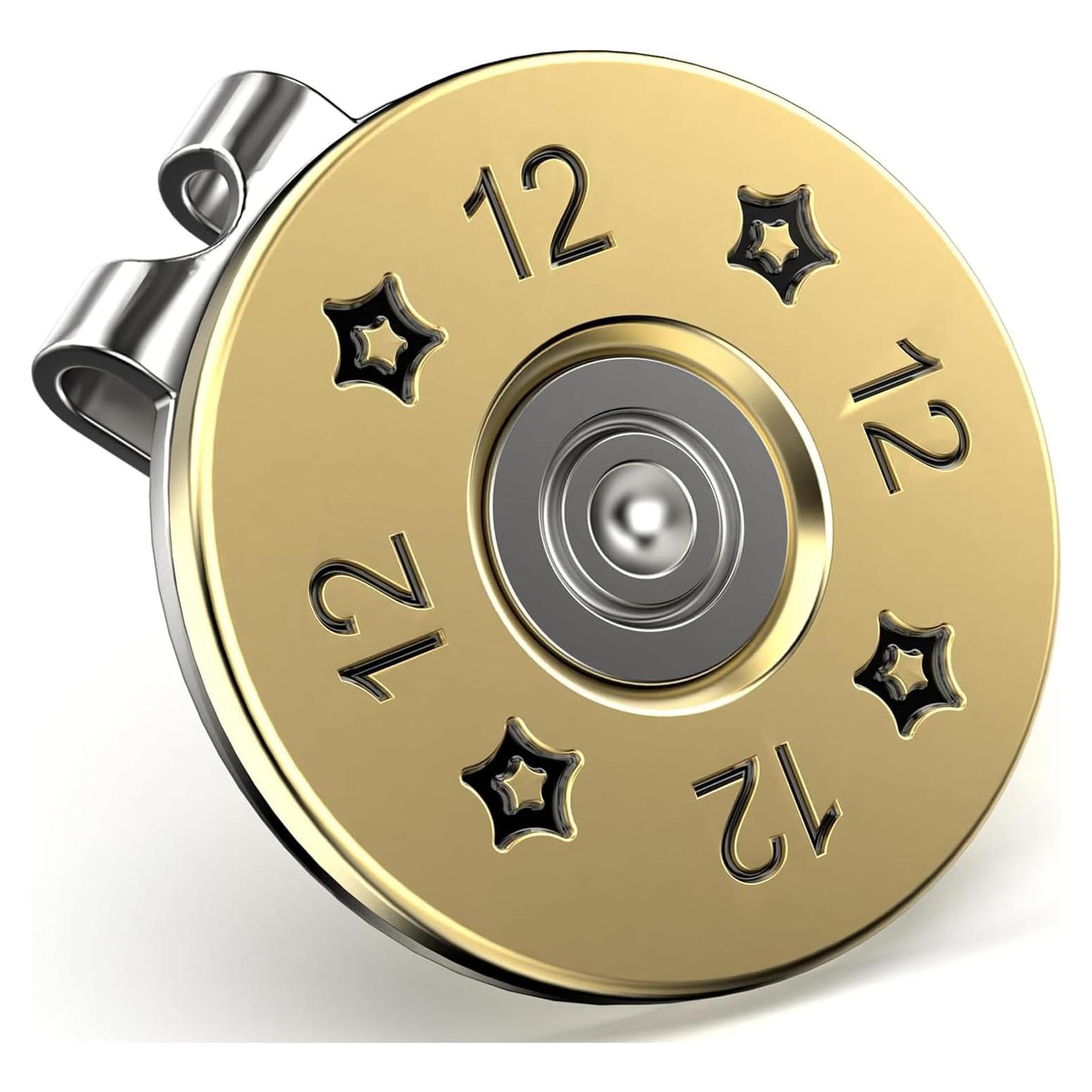 Marcador de Bola de Golf K9King con Clip Magnético - 12 Gauge