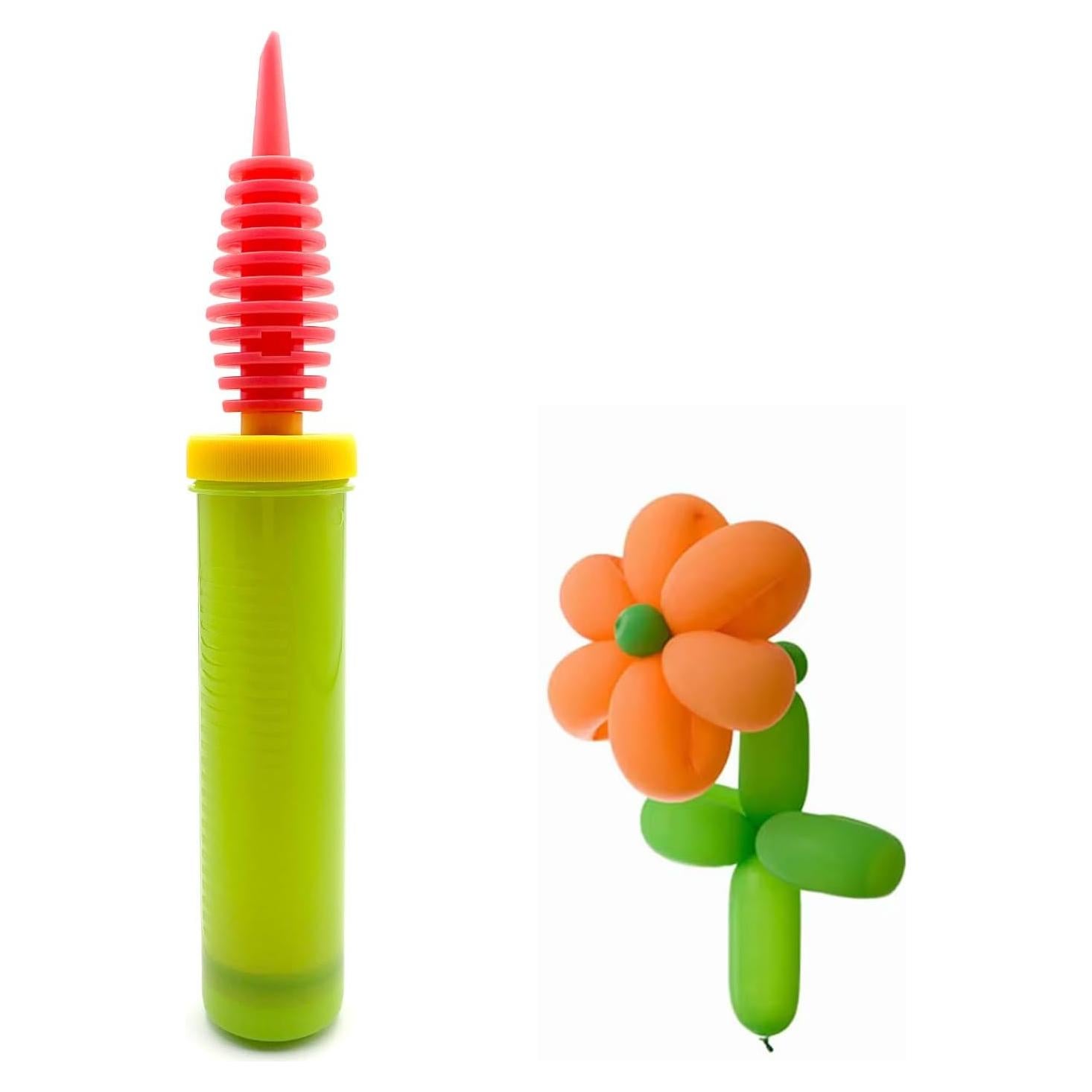 Bomba de aire manual BIDEX BP24 de acción dual verde