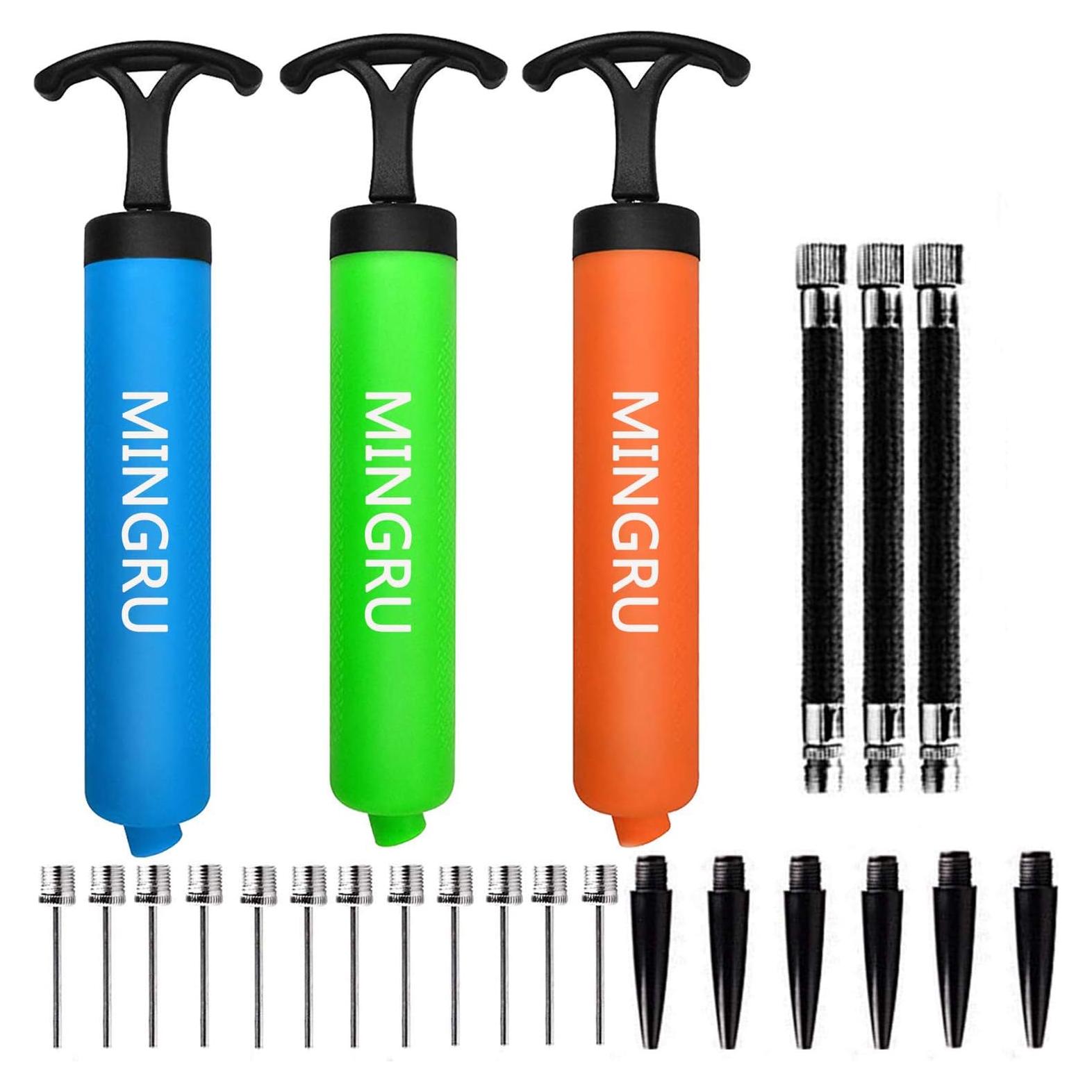 Bomba de Pelotas Portátil MINGRU 20 cm con Accesorios