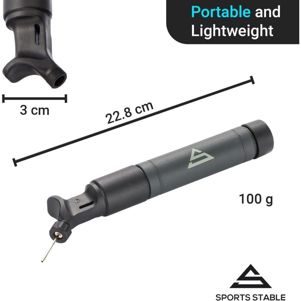 Bomba de Pelotas Sports Stable Manual con 5 Agujas - Portátil