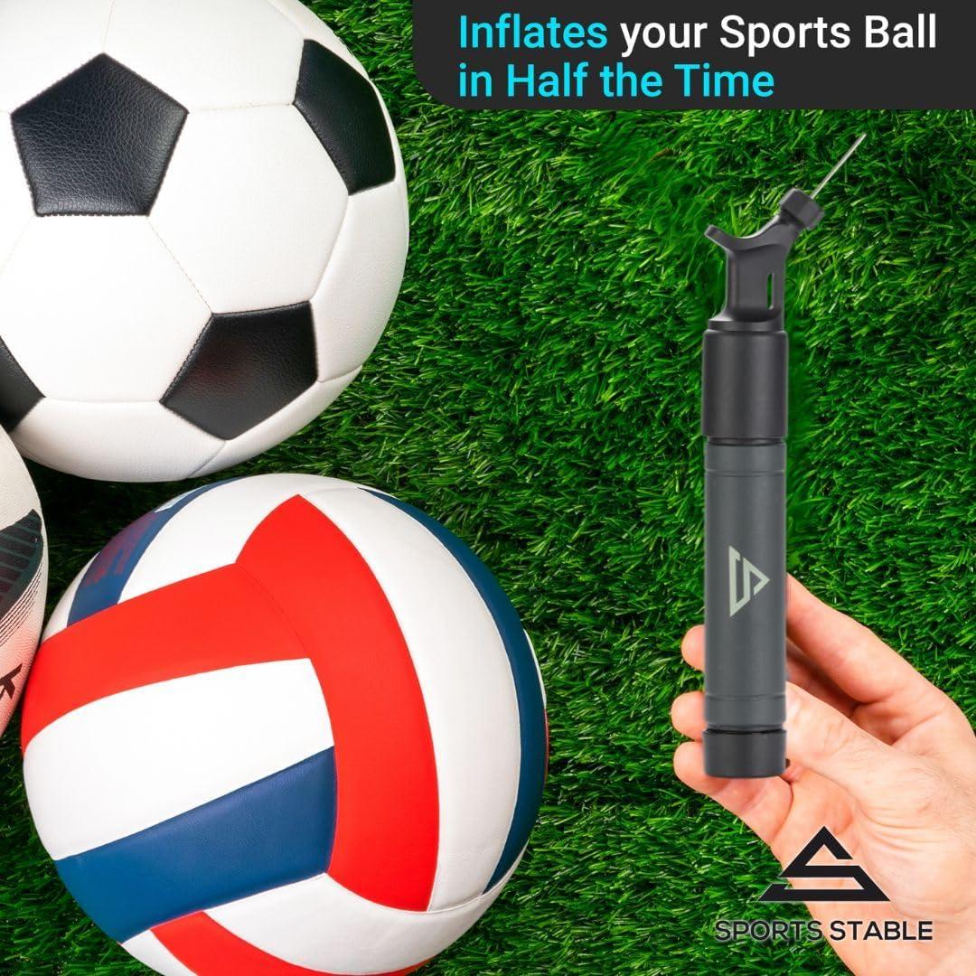 Bomba de Pelotas Sports Stable Manual con 5 Agujas - Portátil