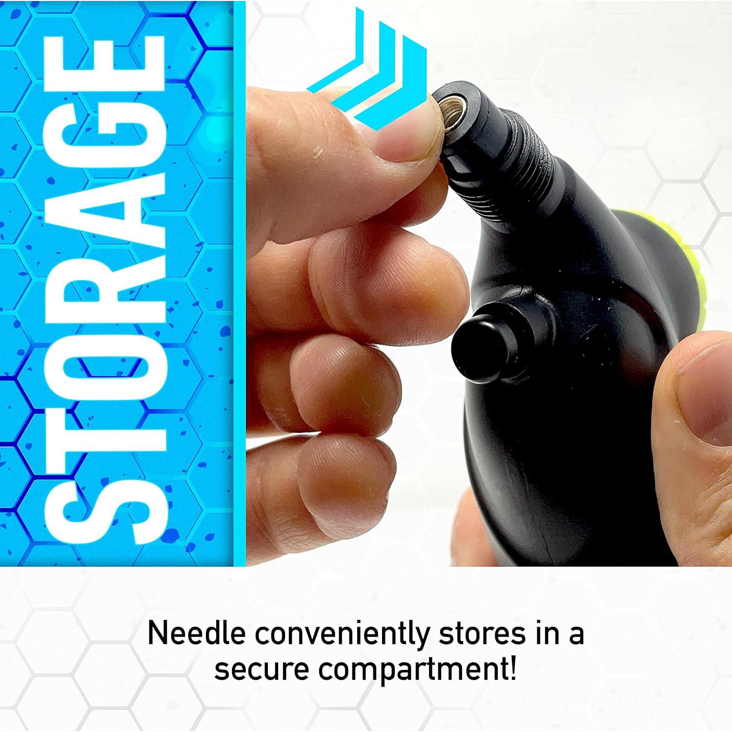 Bomba de Pelotas Franklin Sports con Manómetro - Inflador Manual