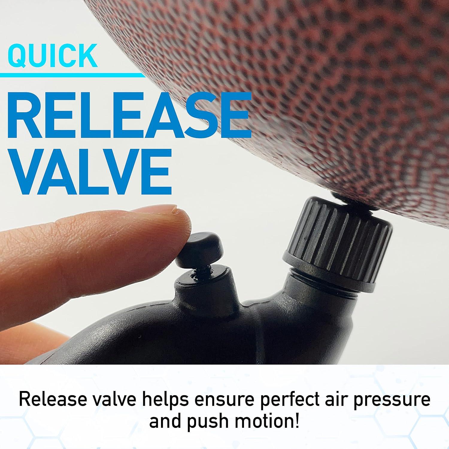 Bomba de Pelotas Franklin Sports con Manómetro - Inflador Manual