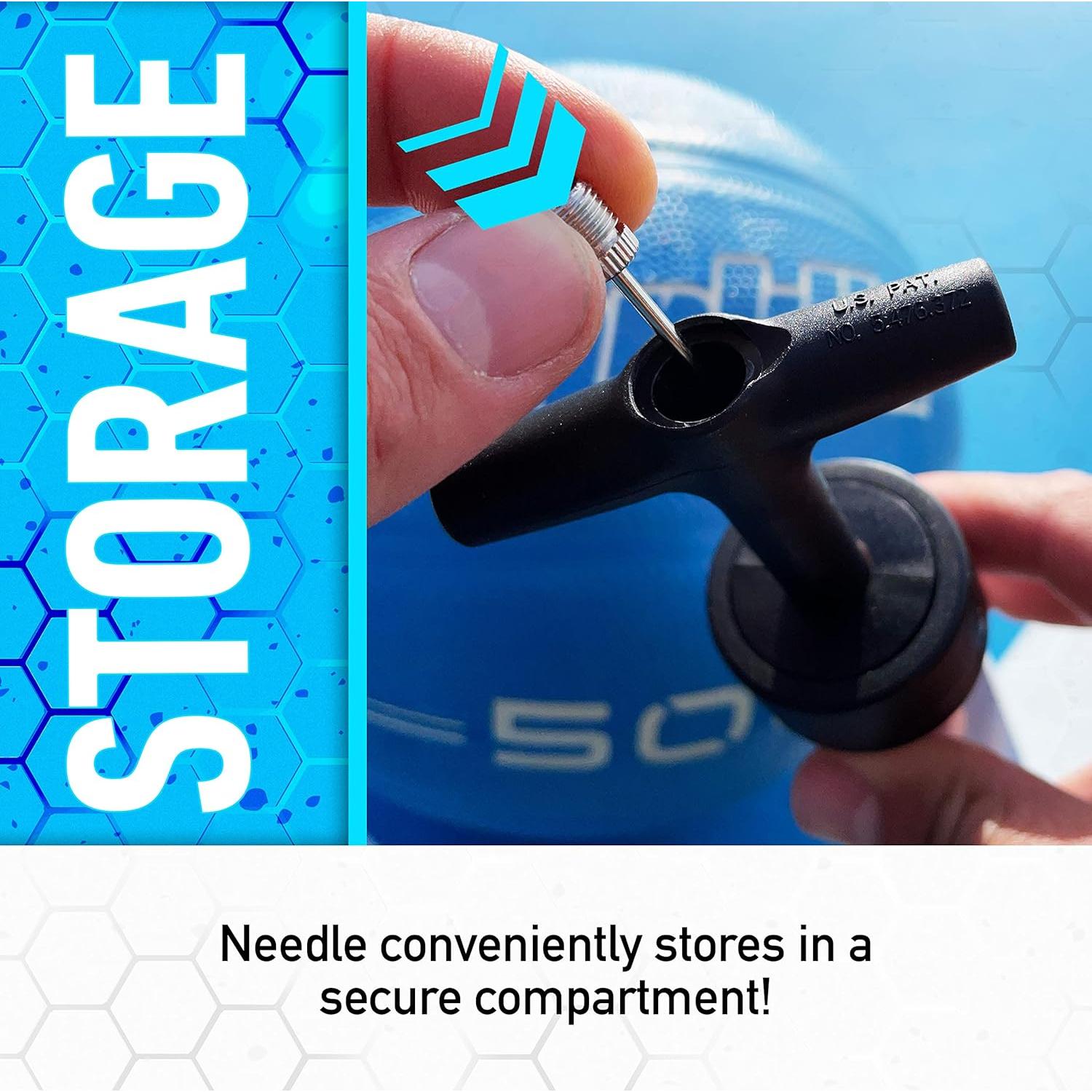 Bomba de Aire Manual Franklin Sports para Balones Deportivos - 29.21 cm