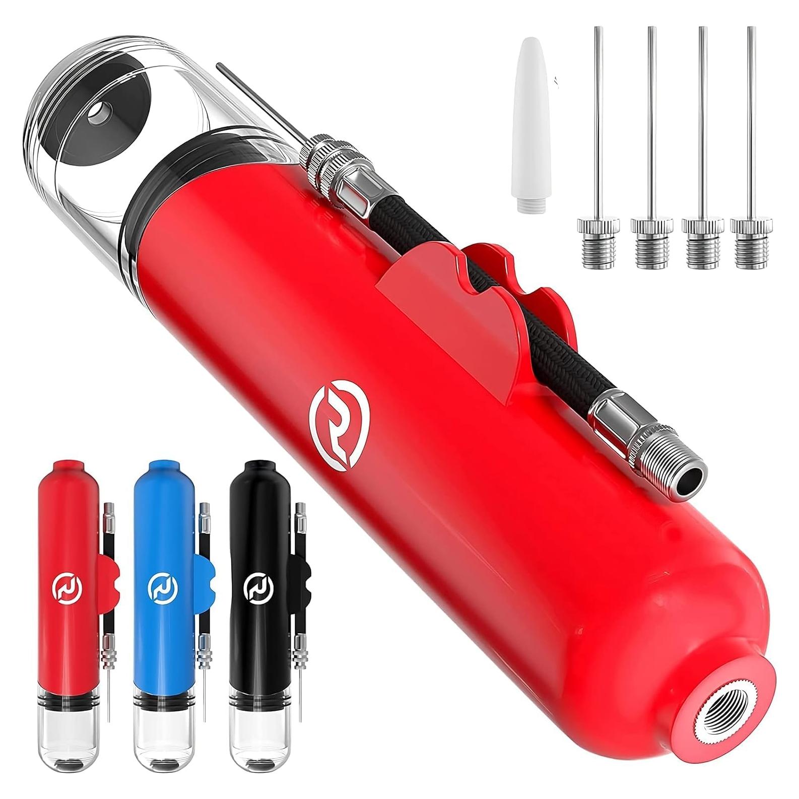 Bomba Manual para Pelotas REVIVL - 5 Agujas - Inflado Rápido