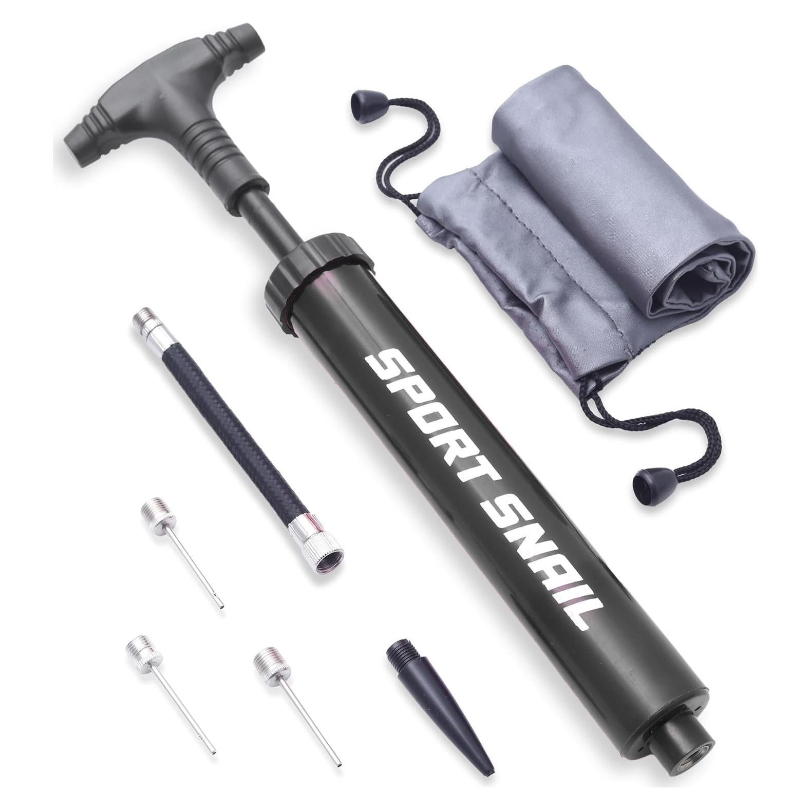 Bomba de Pelotas Sport Snail - Inflador Manual Compacto