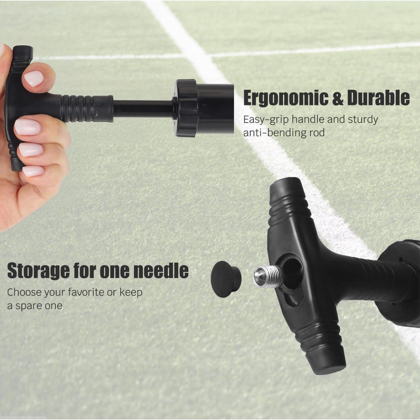 Bomba de Pelotas Sport Snail - Inflador Manual Compacto