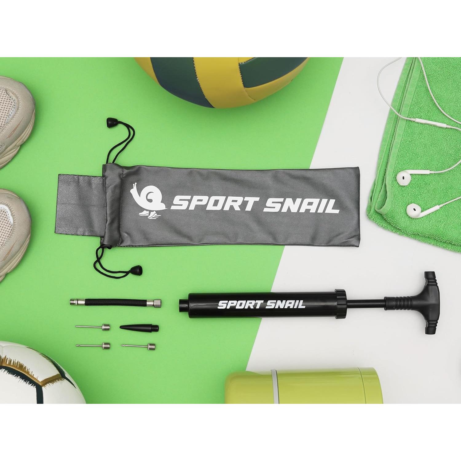 Bomba de Pelotas Sport Snail - Inflador Manual Compacto